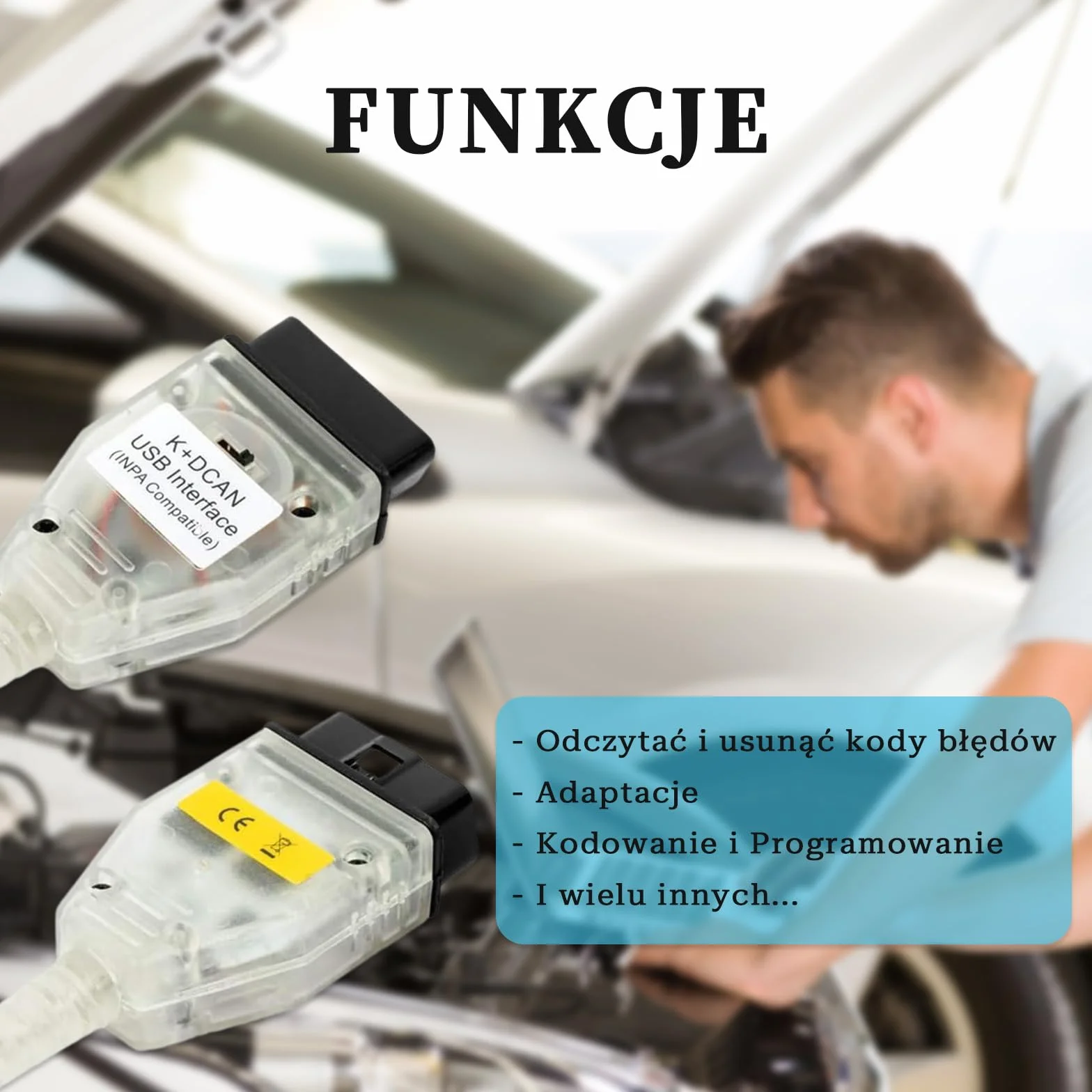BMW K+DCAN USB OBD2 Scanner Diagnostico Strumento FT232 Chip Originale per Serie E 1998-2019 Windows XP/7 32-bit