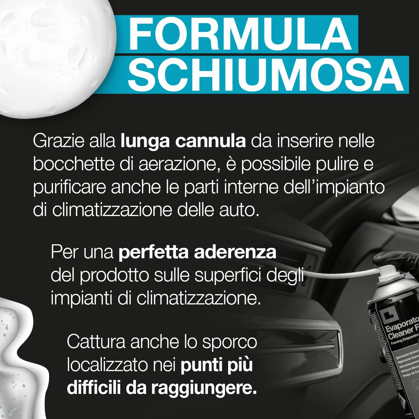 Errecom Total Care Kit Completo Pulizia Igienizzazione Climatizzatore Auto Abitacolo 2x200mL