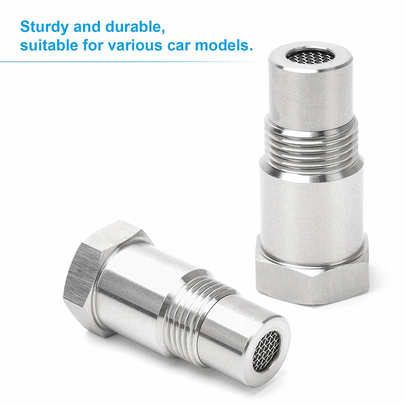 Adapter do sondy lambda M18 x 1,5 2 szt. Eliminator 45 mm czujnik tlenu O2 układ wydechowy
