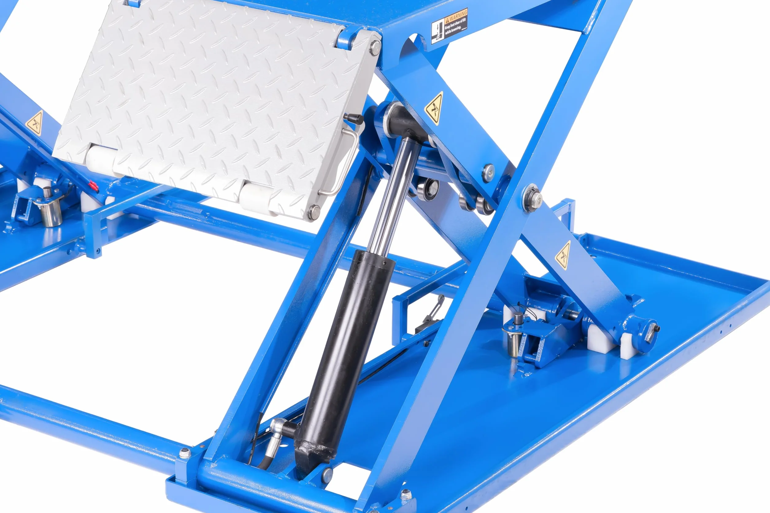 Sollevatore a forbice 3,2t elettroidraulico, con kit di manovra 230 Volt con sblocco elettrico automatico