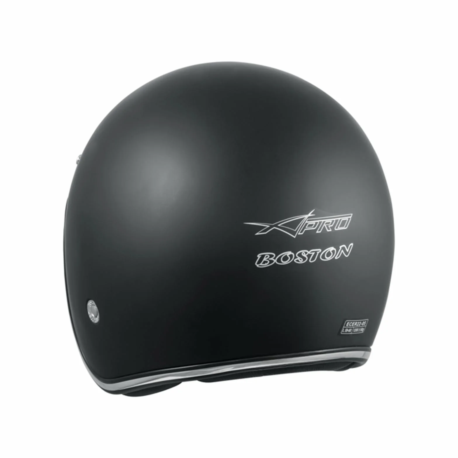 Casco Moto Jet Omologato ECE 22-06 Nero Opaco taglia S