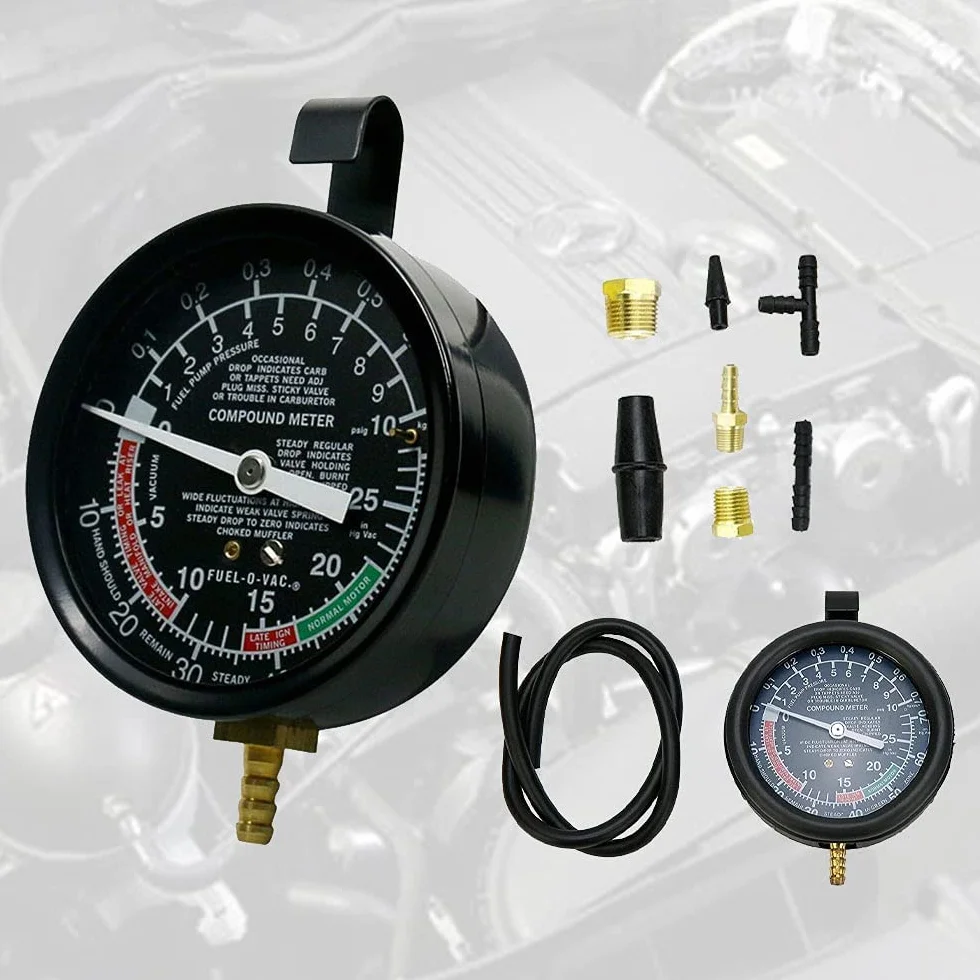 MECARTOOL AUTOOL Valvola del carburatore Pressione della Pompa Automatica Tester del Vuoto Strumento di Test del Kit Diagnostica