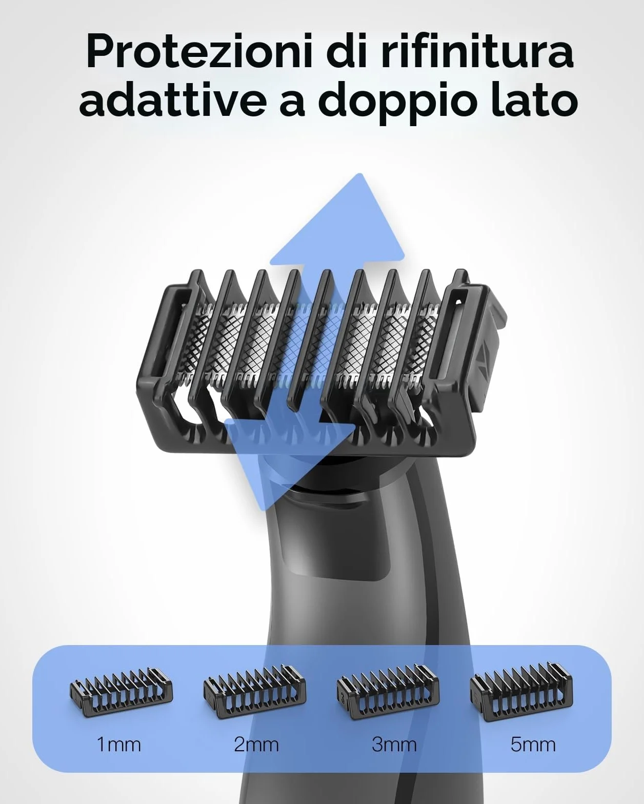 Pettini compatibili O Blade bidirezionale QP2824 QP2724 QP2520 QP2630 QP65XX 1/2/3/5mm per tosatrice