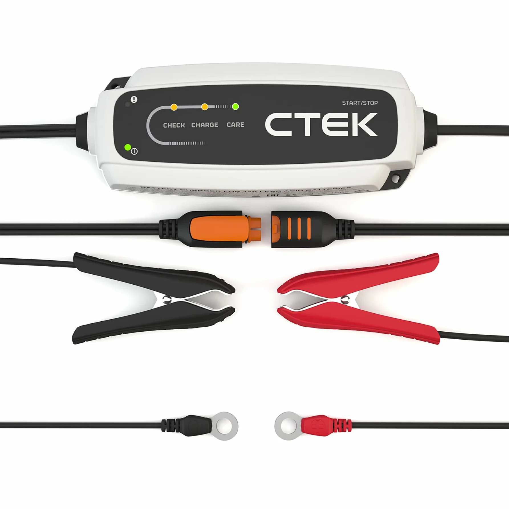CTEK CT5 START/STOP, Caricabatterie 12V, Mantenitore Di Carica Per Batteria Auto, Caricabatterie Intelligente Desolfatore Con Sistema Di Mantenimento