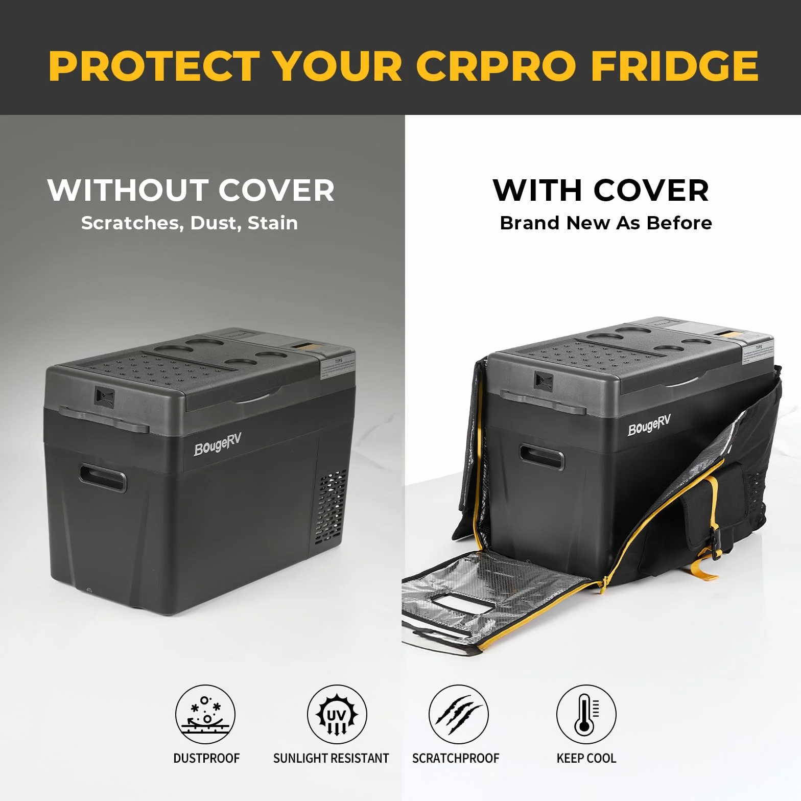 BougeRV CRPRO 30 copertura protettiva 12V 600D borsa da trasporto per CRPRO 29L cool box
