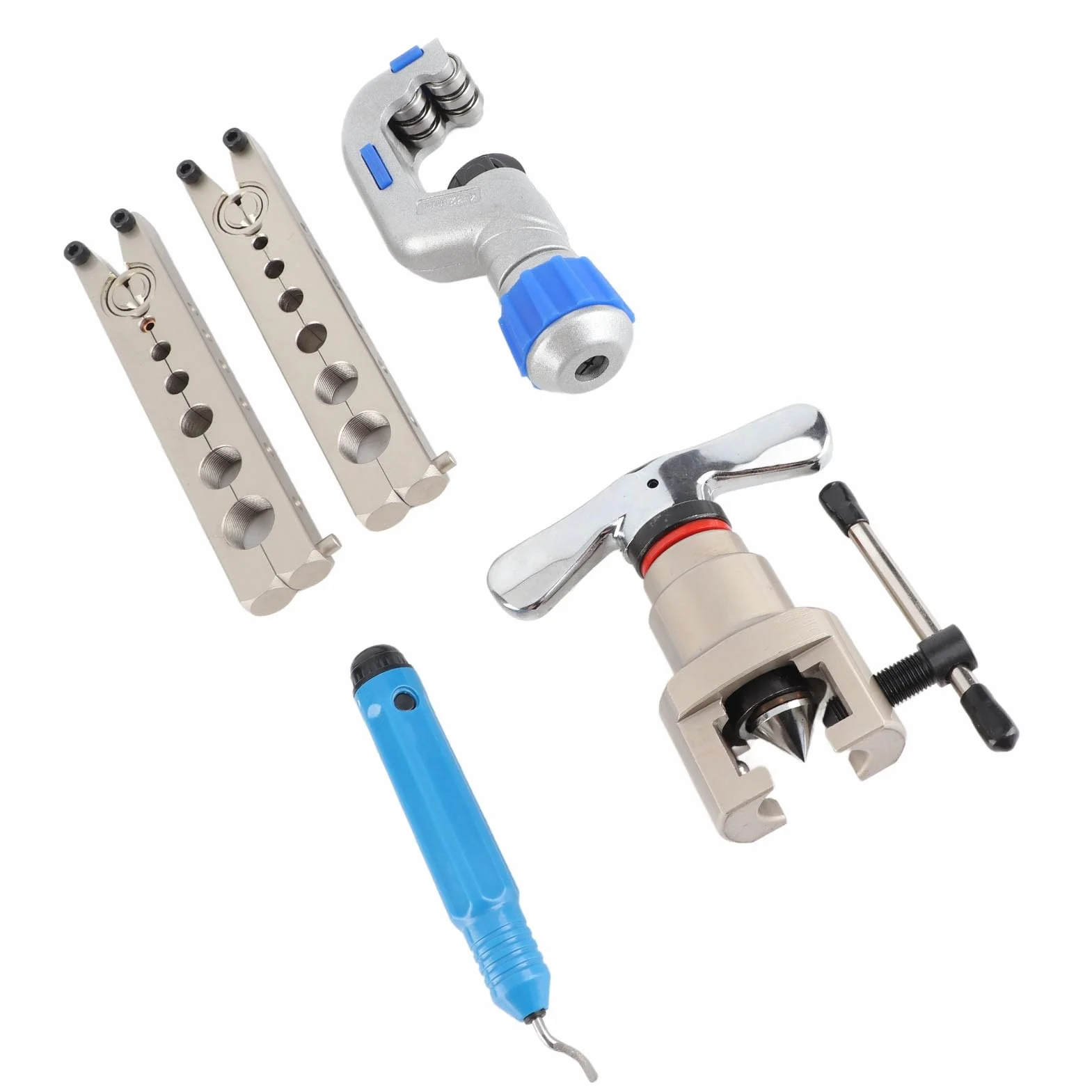 Strumenti di riparazione HVAC Expander tubo eccentrico Deburing Reamer Cutter Kit acciaio in lega