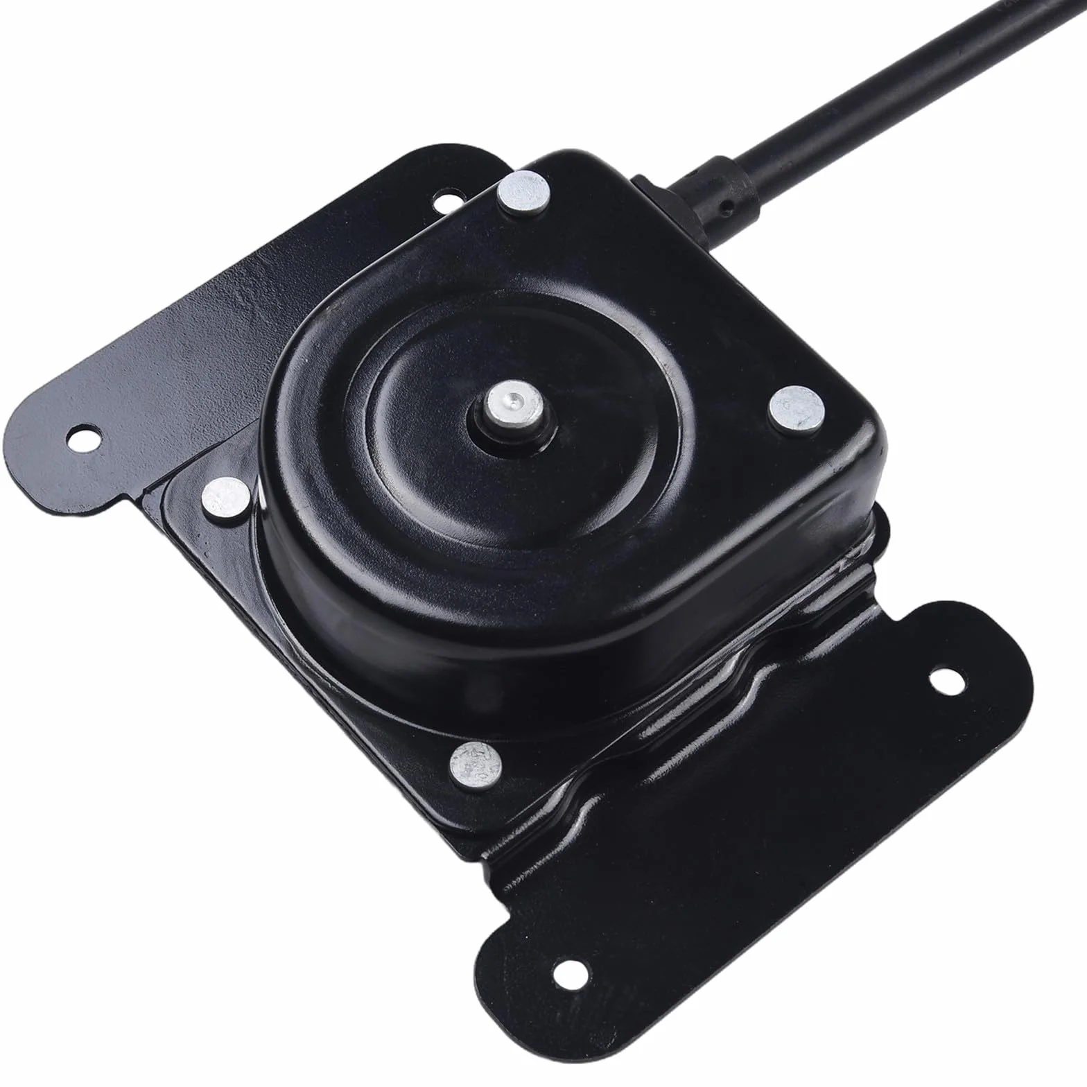 Piastra di montaggio ruota di scorta con verricello per Ford Transit 2014+ Custom 2012+ kit ricambio metallo nero