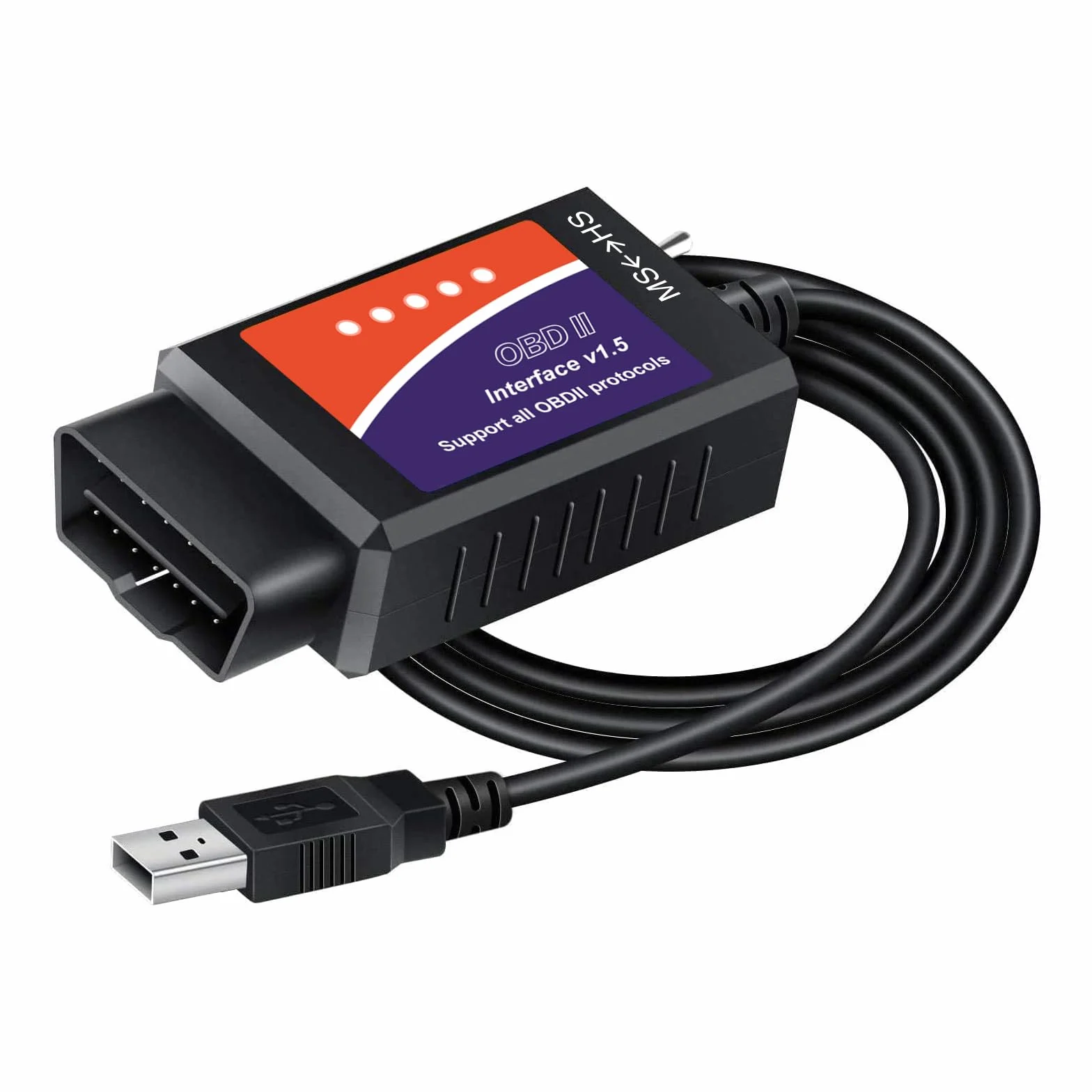 ELMconfig OBD2 Scanner USB Adattatore MS-CAN HS-CAN Diagnostico Professionale per Ford Mazda