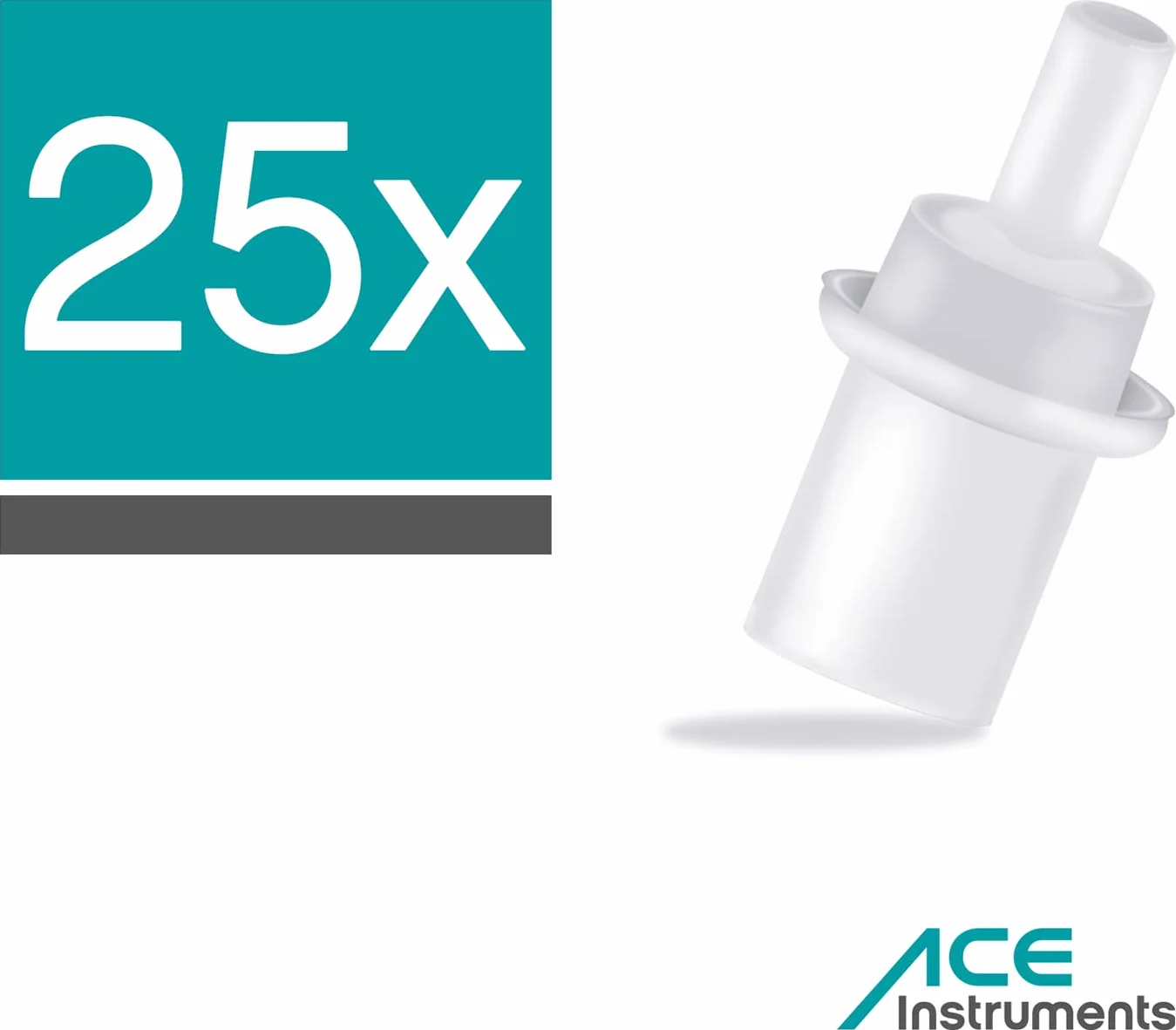 ACE , Tester di alcol, Bianco , 25 pezzi