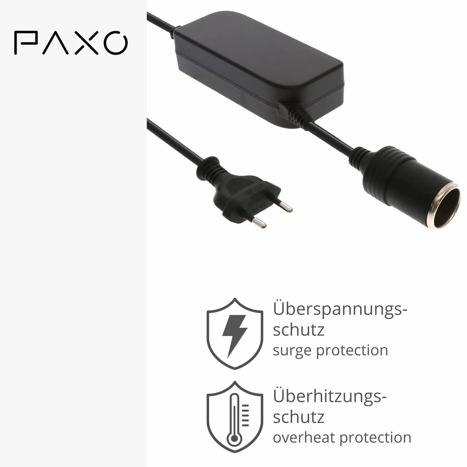Adattatore di alimentazione per auto 60W 5A 12V convertitore di tensione con presa accendisigari