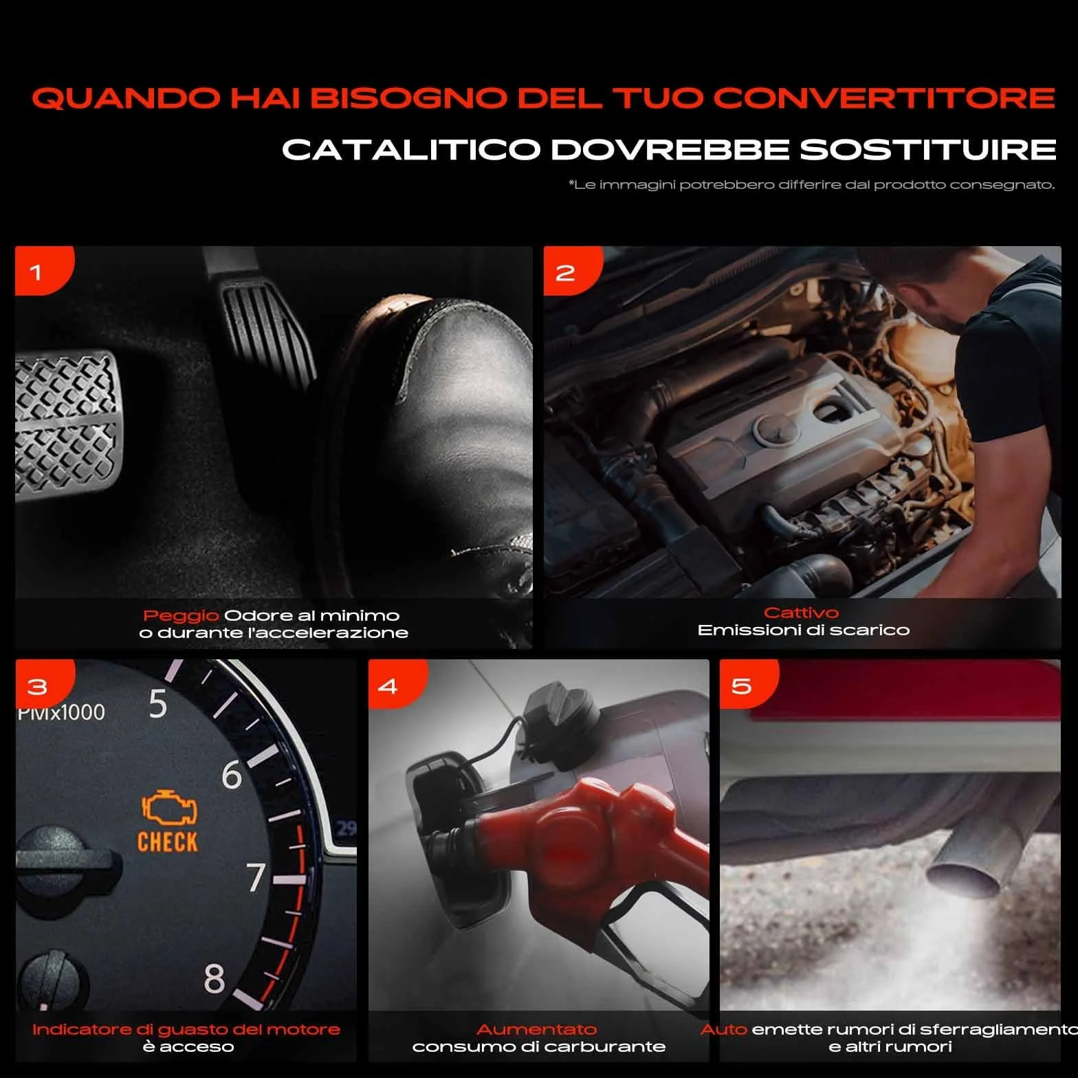 Frankberg Convertitore Catalitico Benzina Compatibile con C3 Picasso SH 1.4L 1.6L Min.i R56 1.4L 1.6L Min.i Cabriolet R57 1.6L 207 WA WC 1.4L 1.6L 308 CC 4B 1.6L Replace# 1609163980