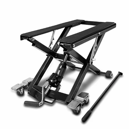 Ponte Sollevatore Moto XL Nero compatibile con moto custom