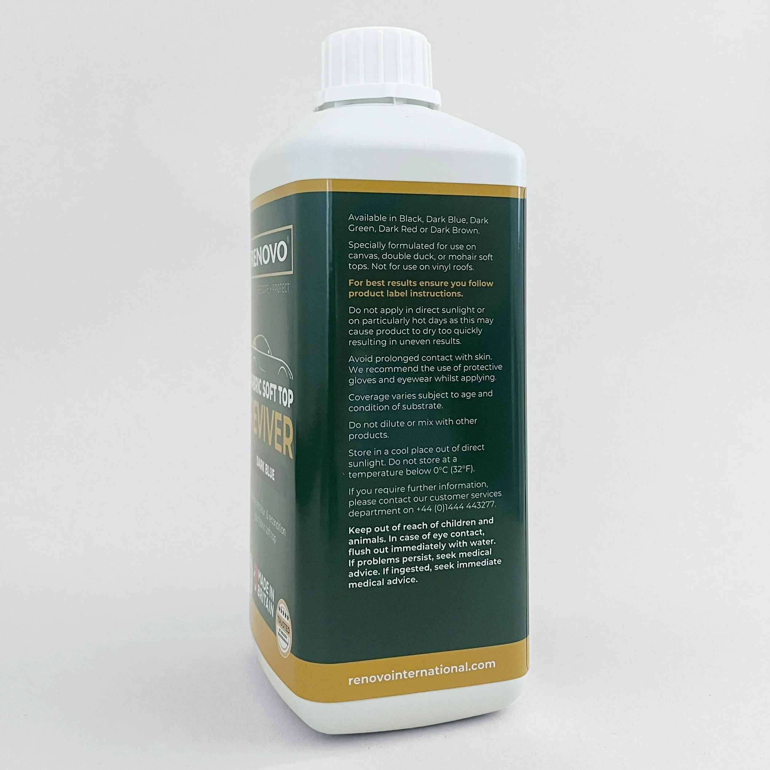 Soft Top Reviver Dark Blue 1 LTR