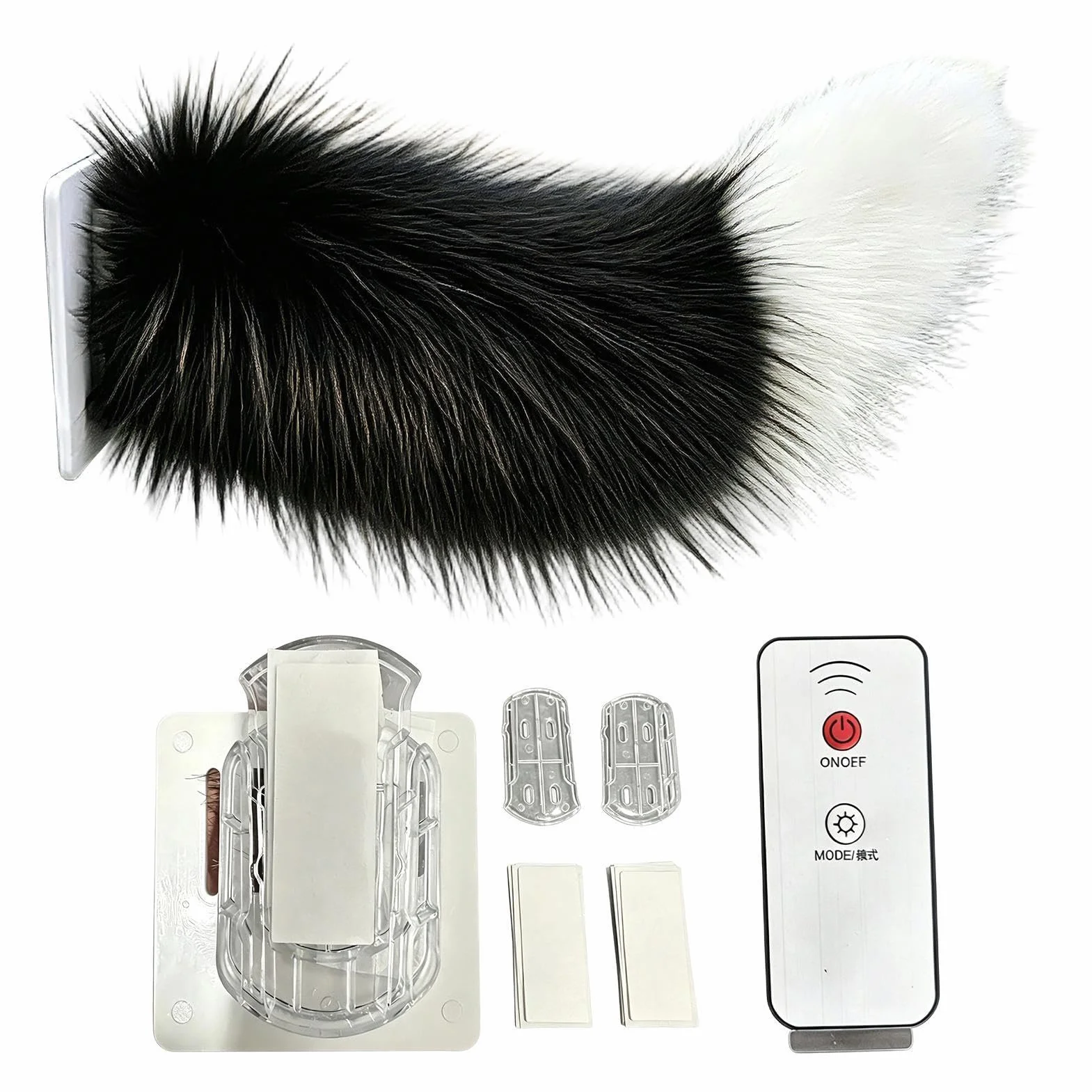Generico Remote Control Drift Tail Car Rc, Fuzzy Wagging Cat Tail for Car Exterior Decoration, Rechargeable Auto Trunk Charm, for Auto Trunk Bumper