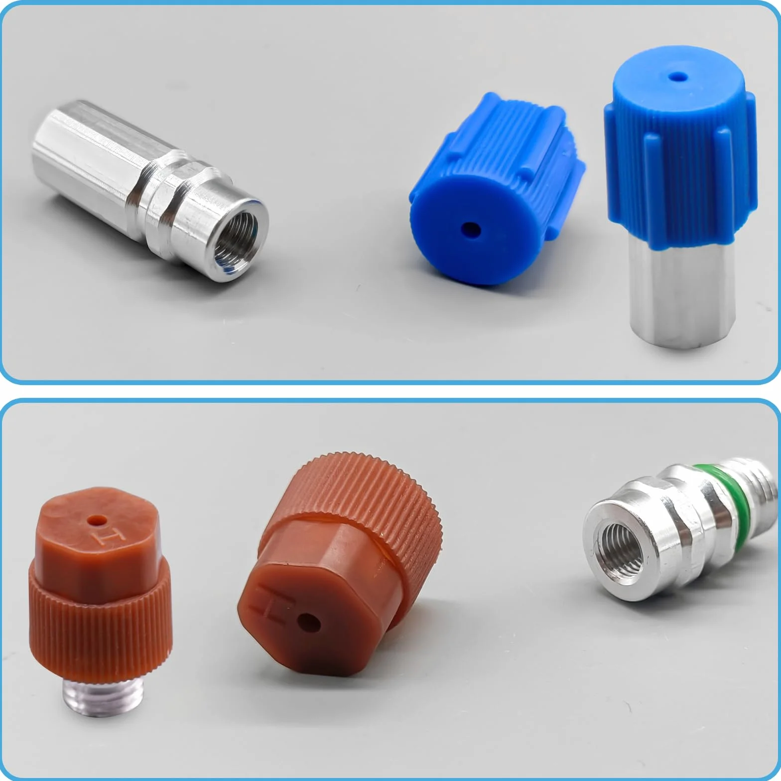 CANIPHA Air Conditioning Valve Kit Nucleo valvola Aria condizionata R12 R134a Porta Servizio AC