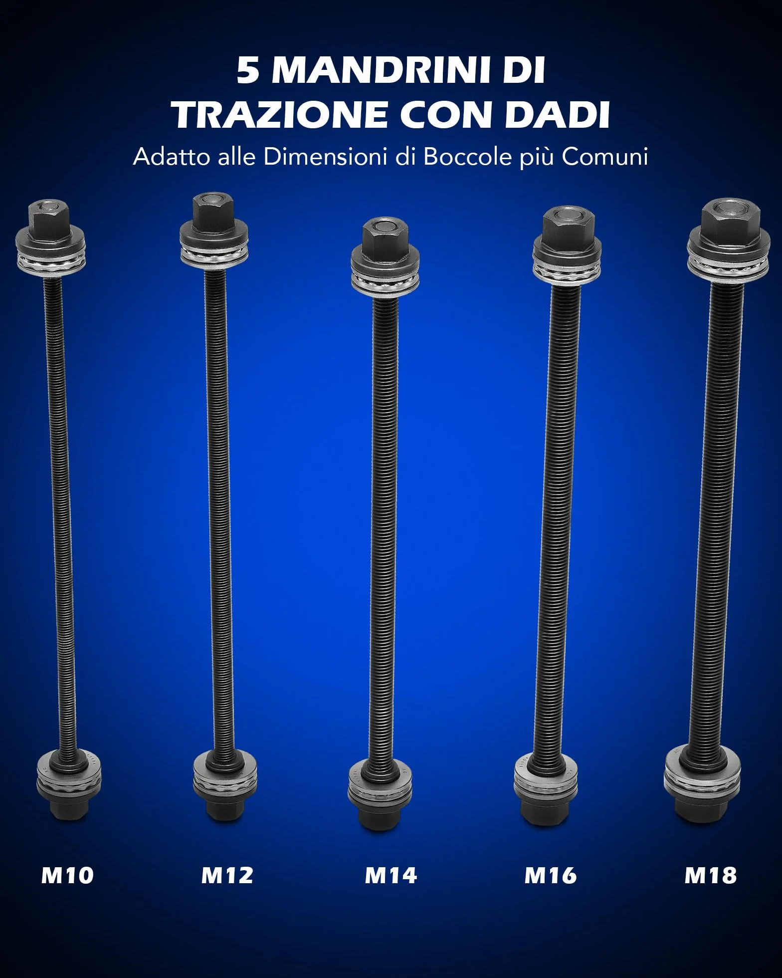 Orion Motor Tech 27 Pezzi Set Estrattore Silent Block Boccole con 22 Manicotti Pressatura 5 Mandrini Dadi Kit Rimozione Boccole Cuscinetti Tenuta Auto Camion