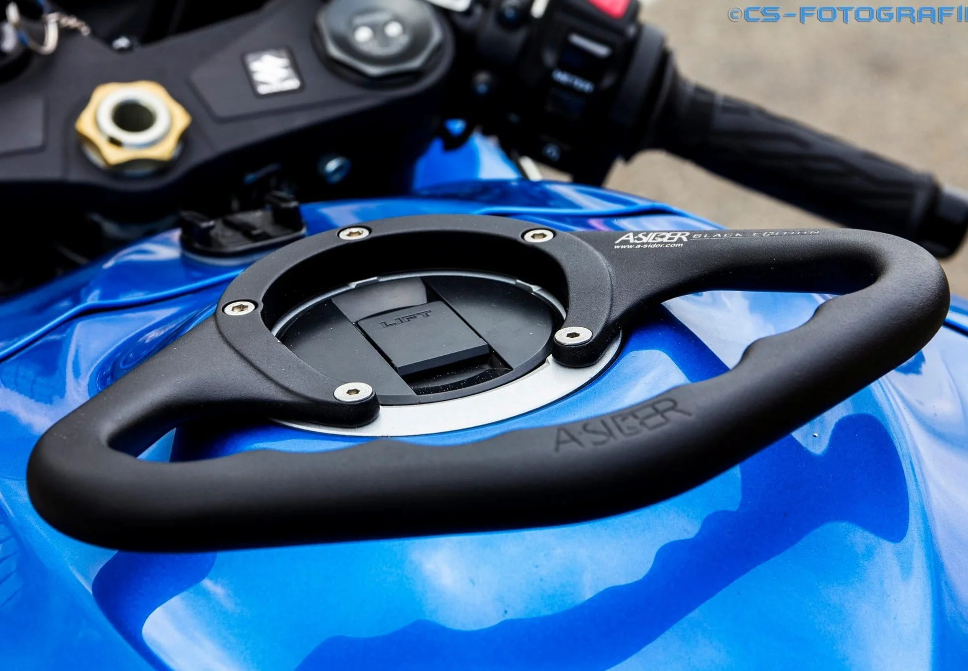 Moto Maniglia Serbatoio Nero A-SIDER Passeggero Modelli Suzuki