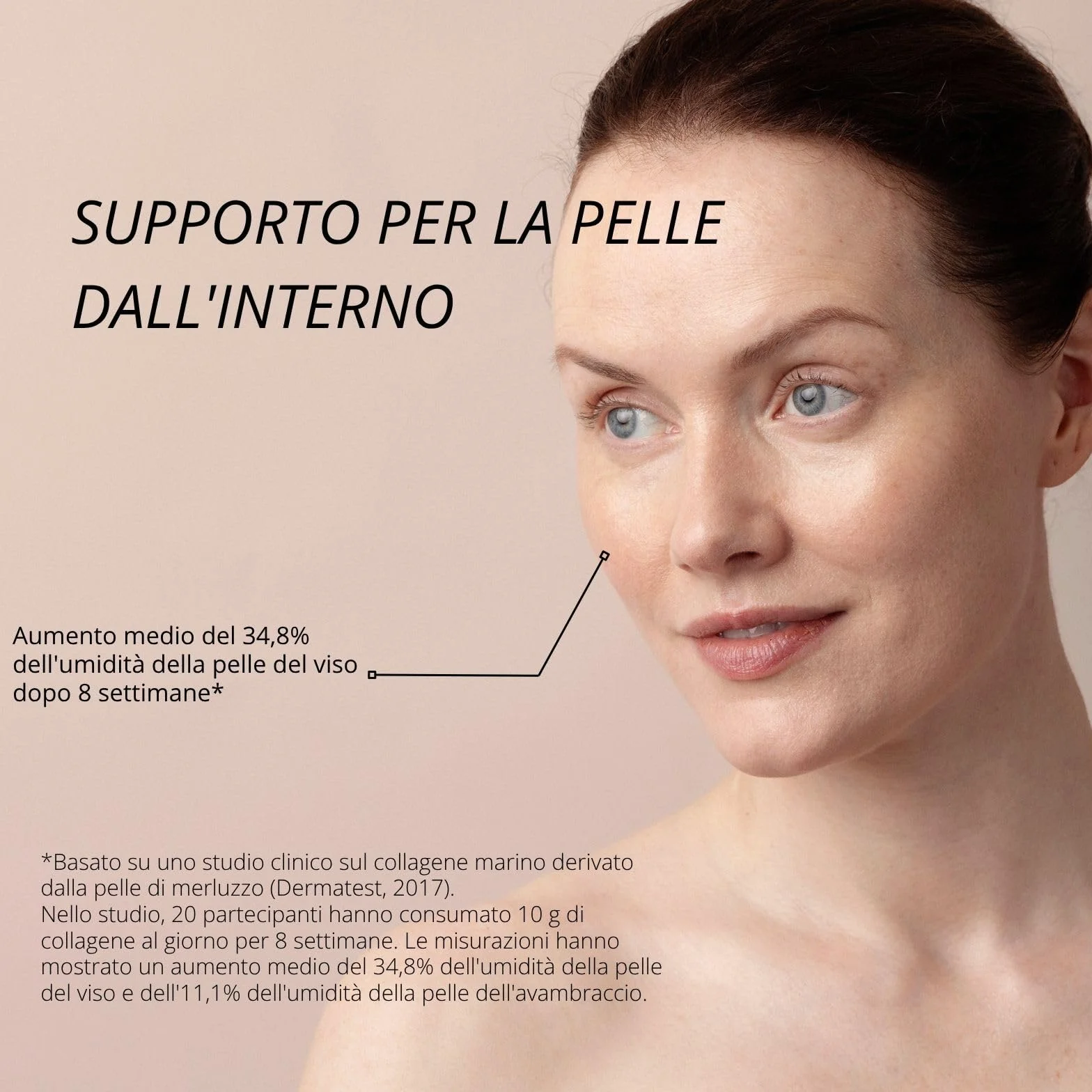 Seagarden Collagene Marino in Polvere 5000mg Integratore Capelli Pelle Ossa Articolazioni Non Aromatizzato 300g 60 porzioni