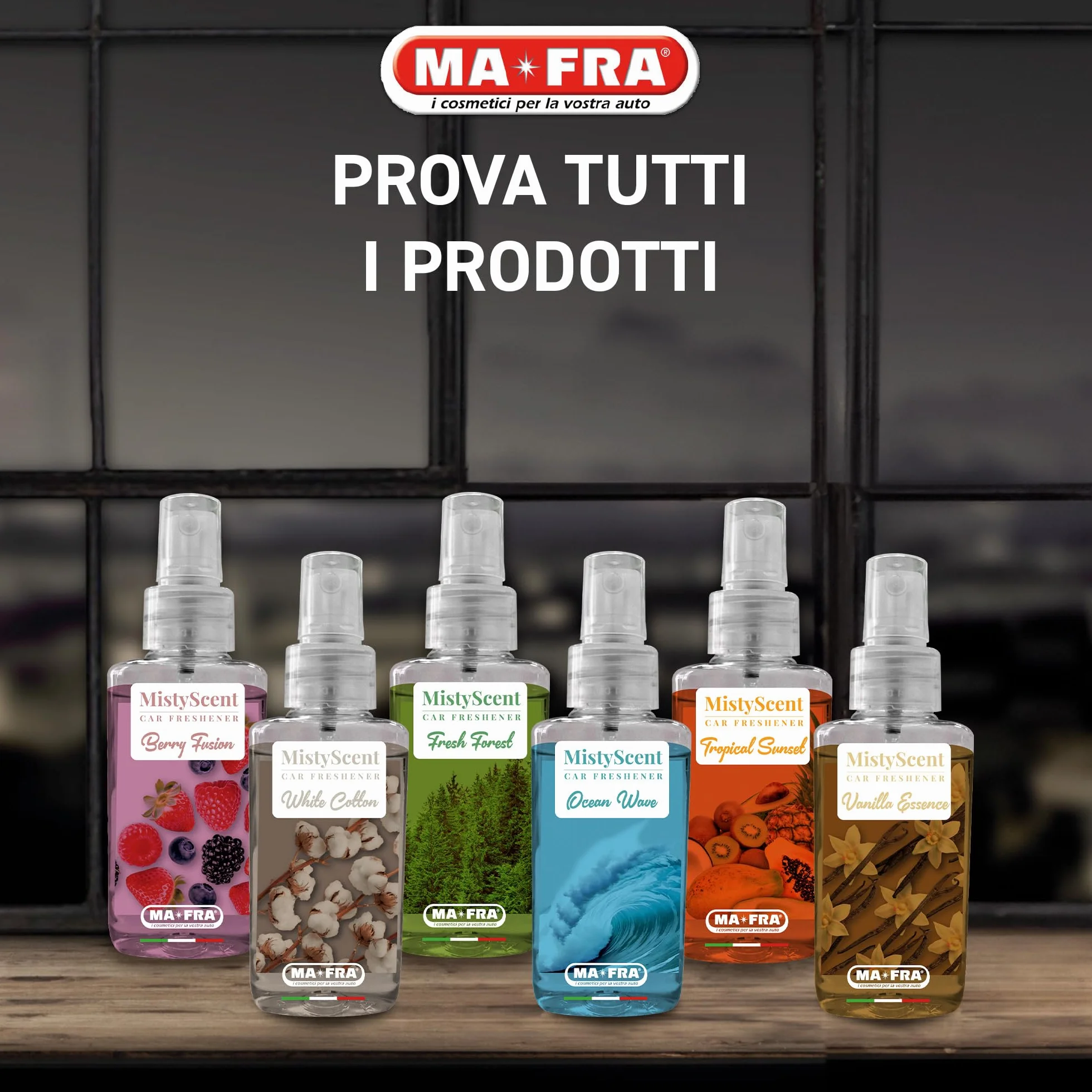MistyScent Spray Ocean Wave 100ml Profumatore Auto Fragranza Marina