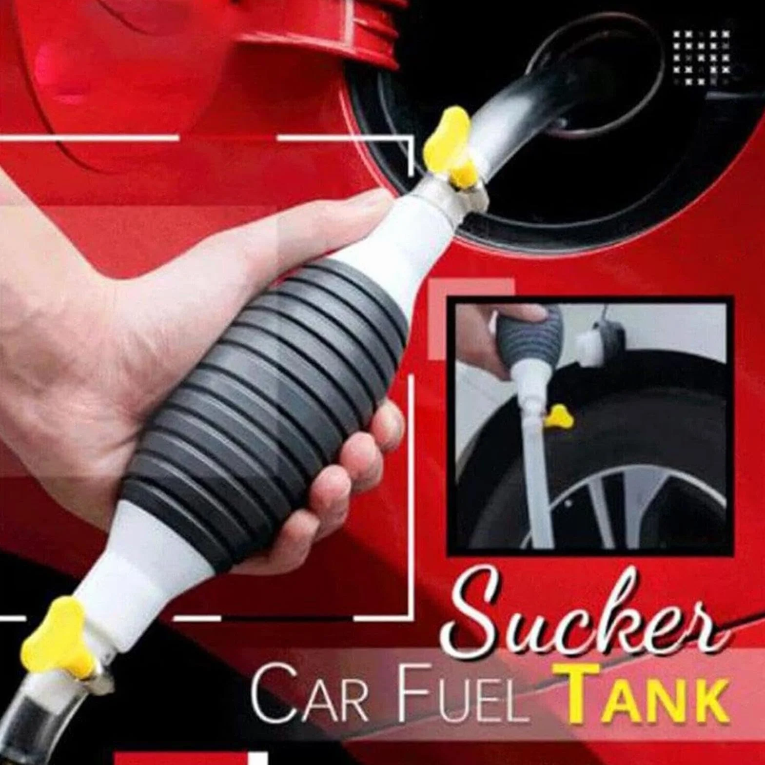 Pompa A Sifone Per Olio – Sifone Manuale Portatile | Pompa Manuale Per Per Liquidi | Kit Tubo Flessibile Multifunzionale | Tubo Di Trasferimento Fluido Per Gas Combustibile Resistente Al Calor