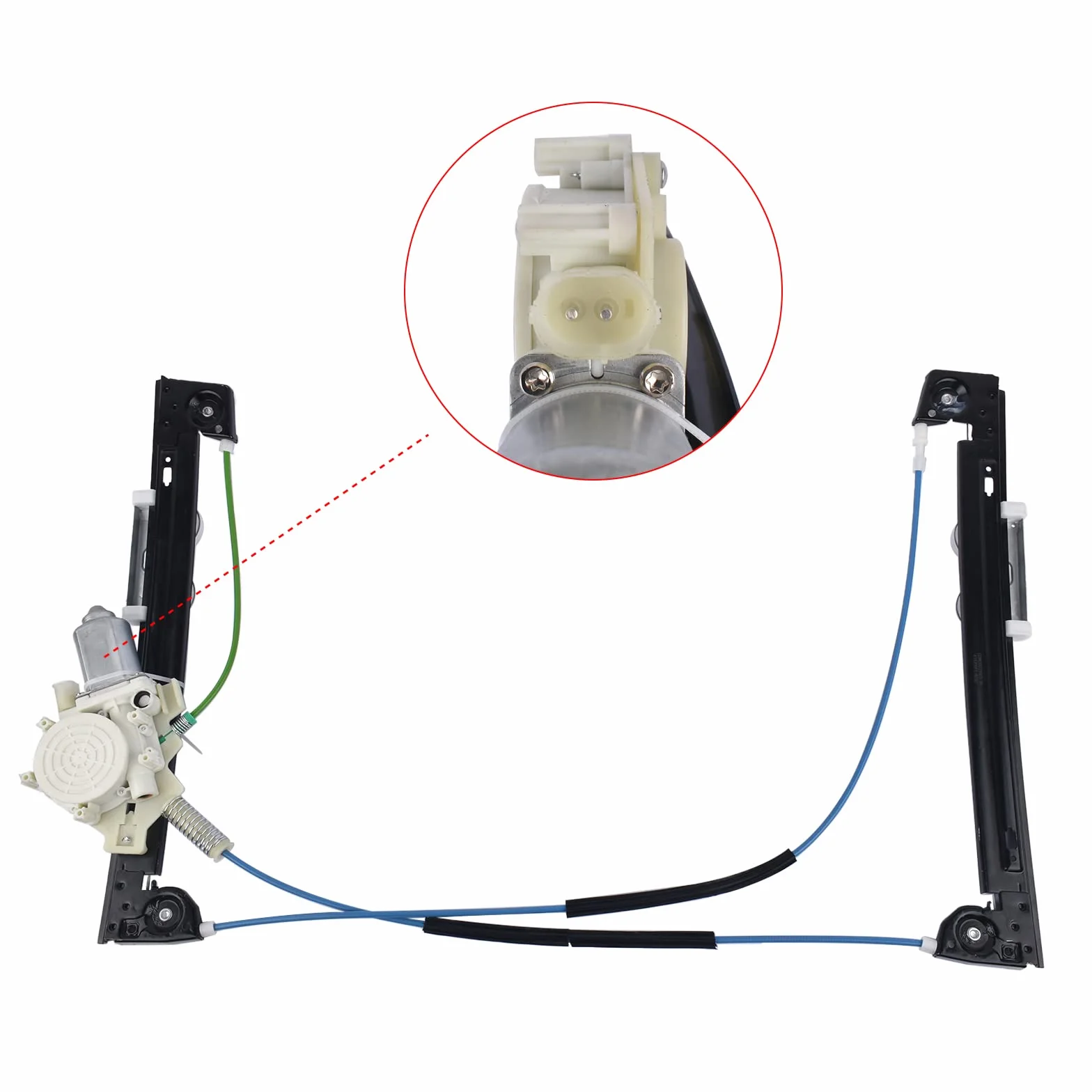 Alzacristalli con motore anteriore sinistro 2/3 porte Compatibile con Mini R50 R52 R53 Cooper Works One 2001-2005