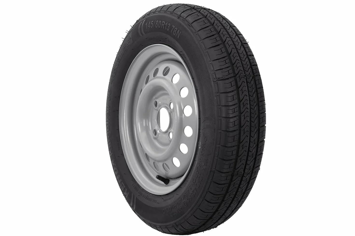 Kenda - Ruota completa per rimorchio, 13 pollici, 145/80, 4 x 100 cm