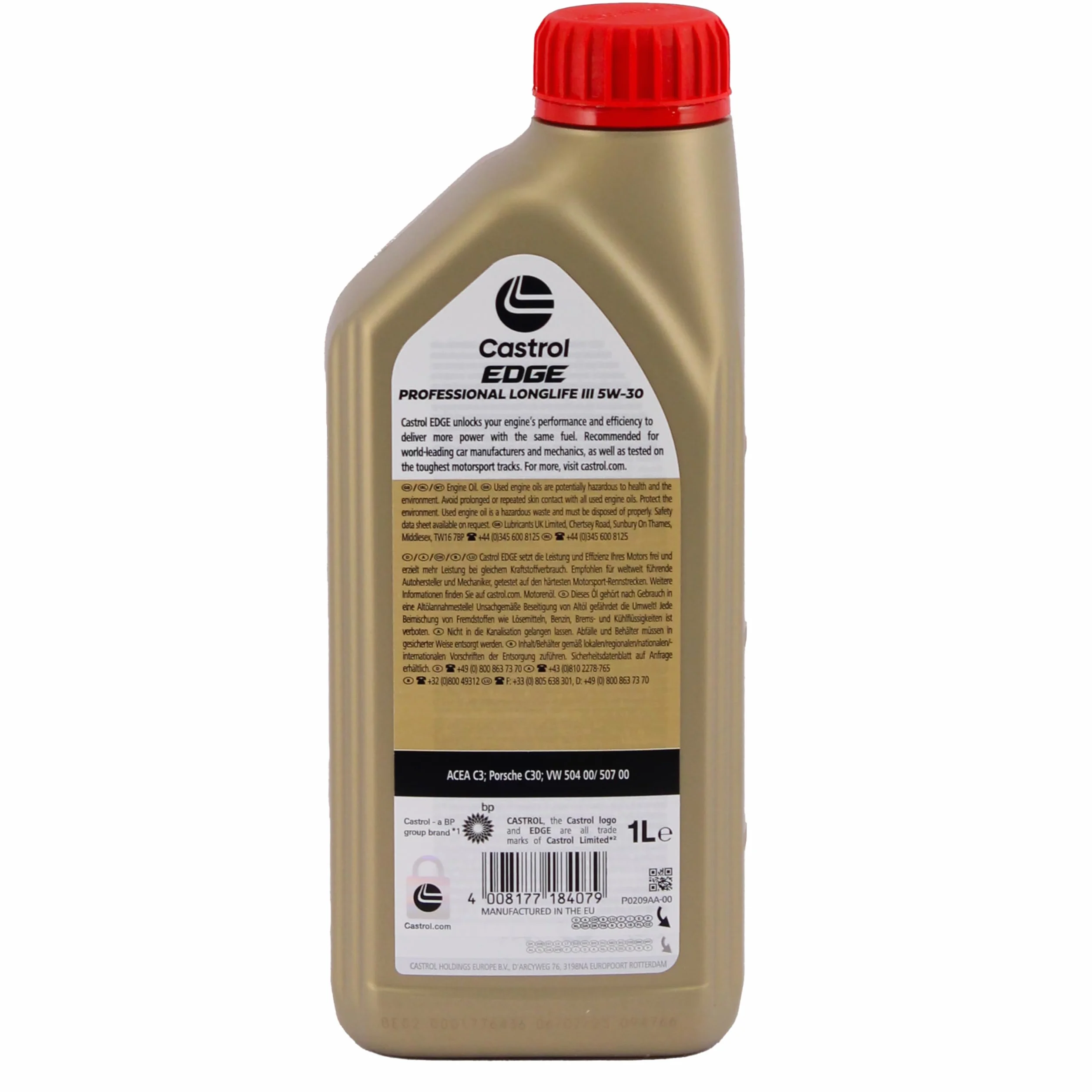 Castrol Edge Professional LongLife III 5w-30 Olio Motore 5W30 Benzina Diesel 6x1L