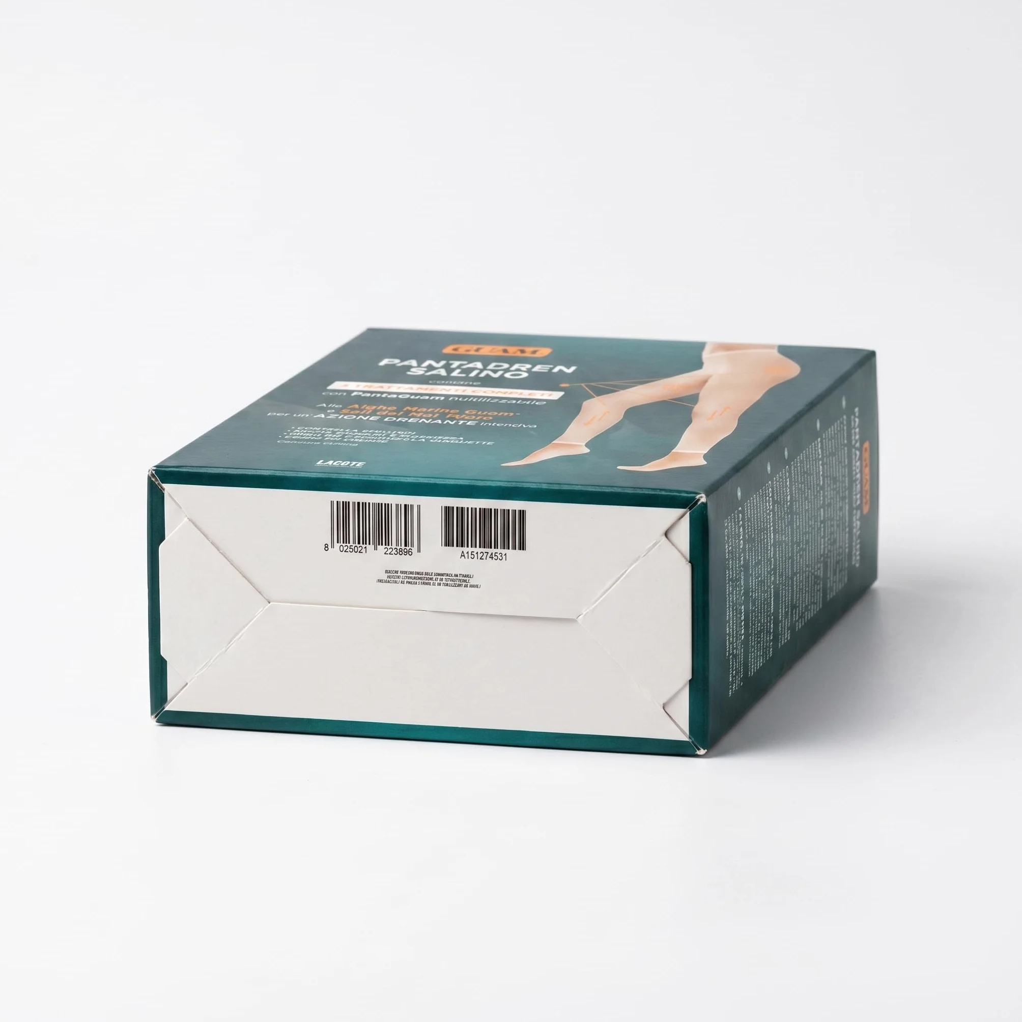 Guam Pantadren Salino 3 trattamenti completi con PantaGuam riutilizzabile + liquido attivatore 100 ml + pantalone protettivo effetto sauna