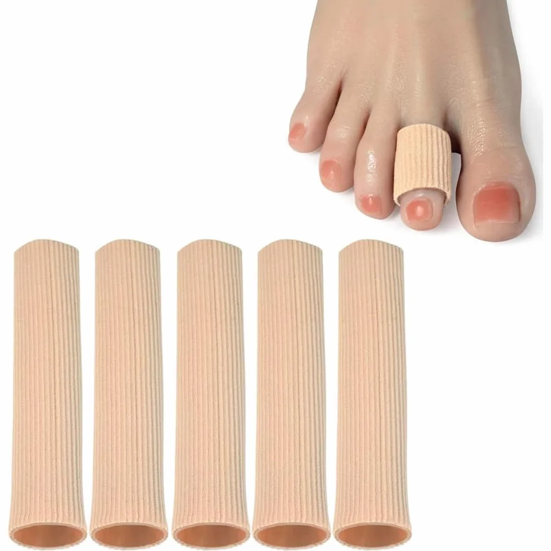 Copri Dita in Gel Tagliabile Protezione Dita Piedi in Silicone 15 cm 5 Pezzi