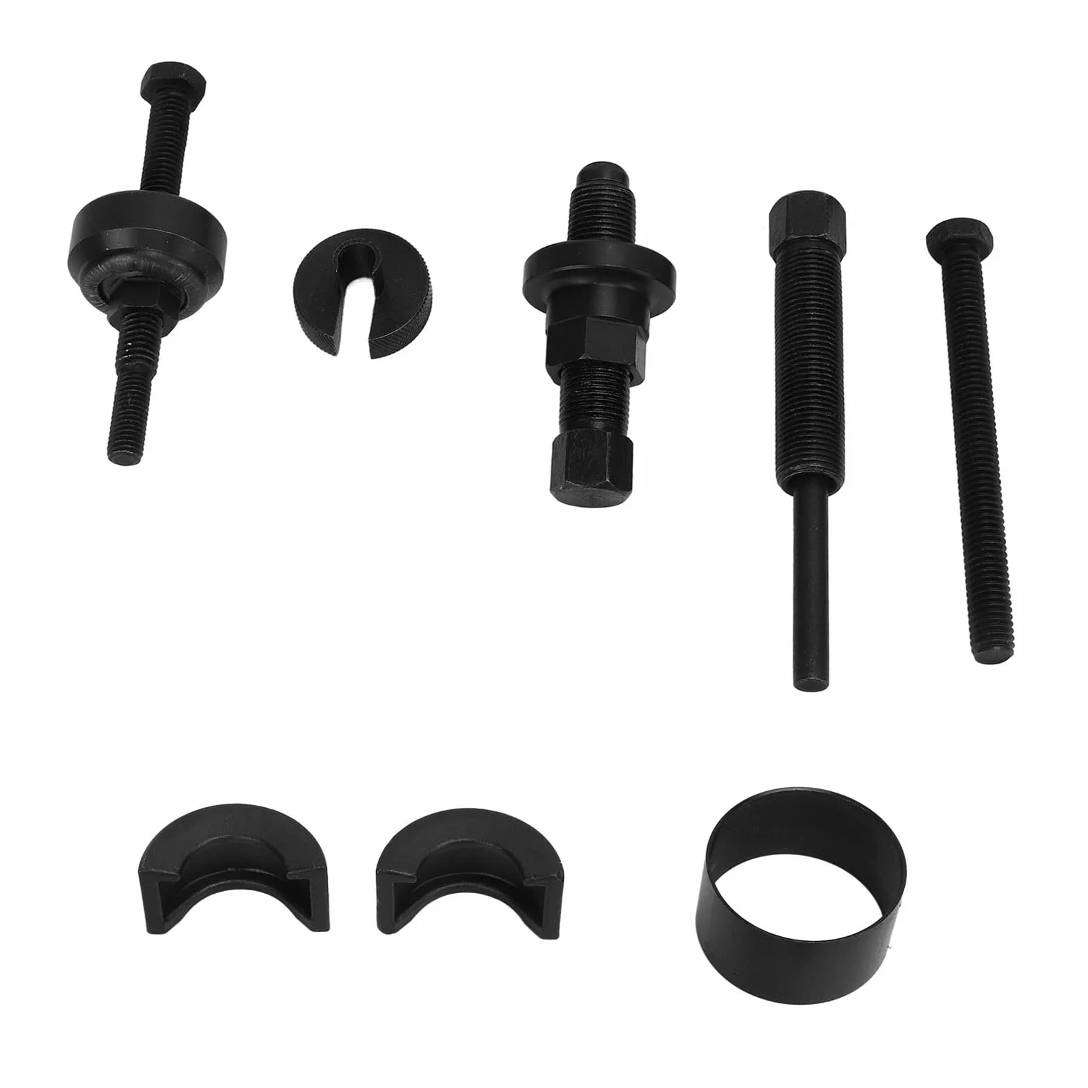 Aramox Estrattore Puleggia Pompa Servosterzo Kit Professionale, Steel Pulley Tool Kit for Power Steering Pump Removal and Installation on GM Vehicles Model C2 C111