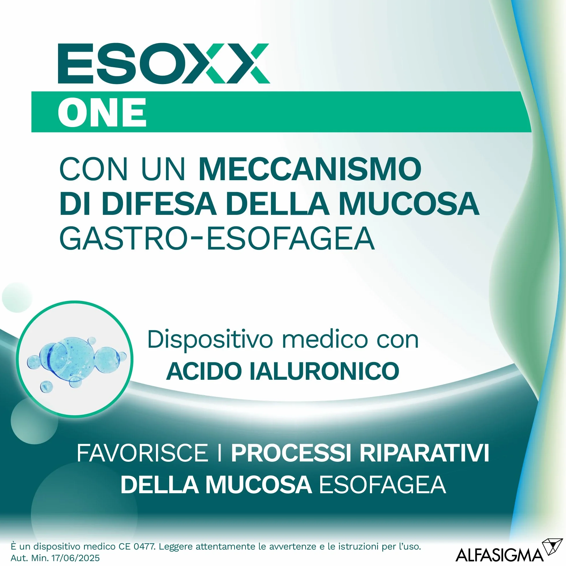 Esoxx One Dispositivo Medico Reflusso Gastro-Esofageo 20 Bustine Orosolubili
