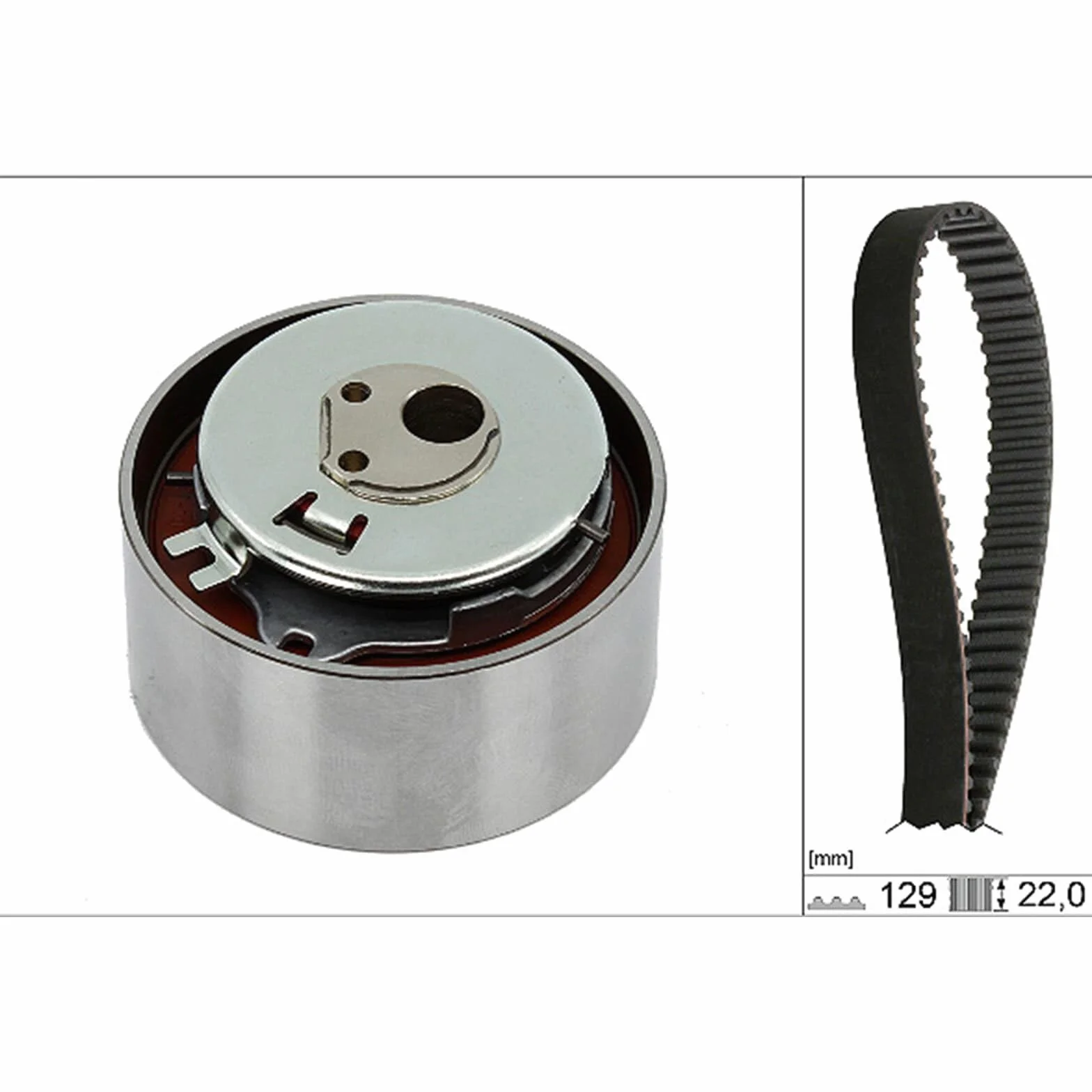 INA Kit cinghia di distribuzione 530 0462 10 26mm Compatibilità FORD KA RU8 FIAT 500 312 PANDA 169 GRANDE PUNTO 199 PUNTO 188