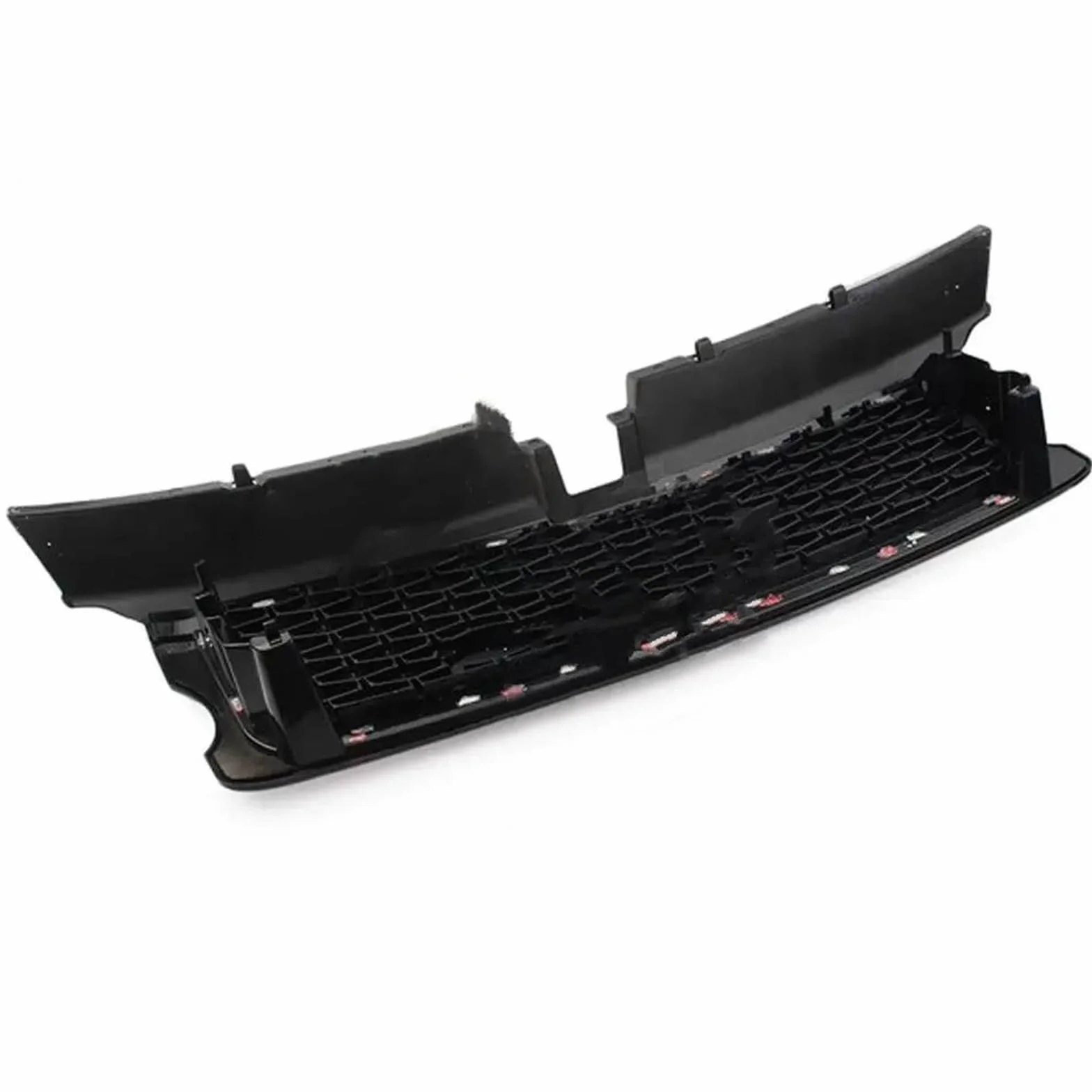 Griglia radiatore per Land per Range per Sport per Rover L320/L 320 2005-2009 Auto Paraurti Anteriore Griglia Pannello Centrale Esterno Superiore Paraurti Anteriore Griglia(Black Silver)