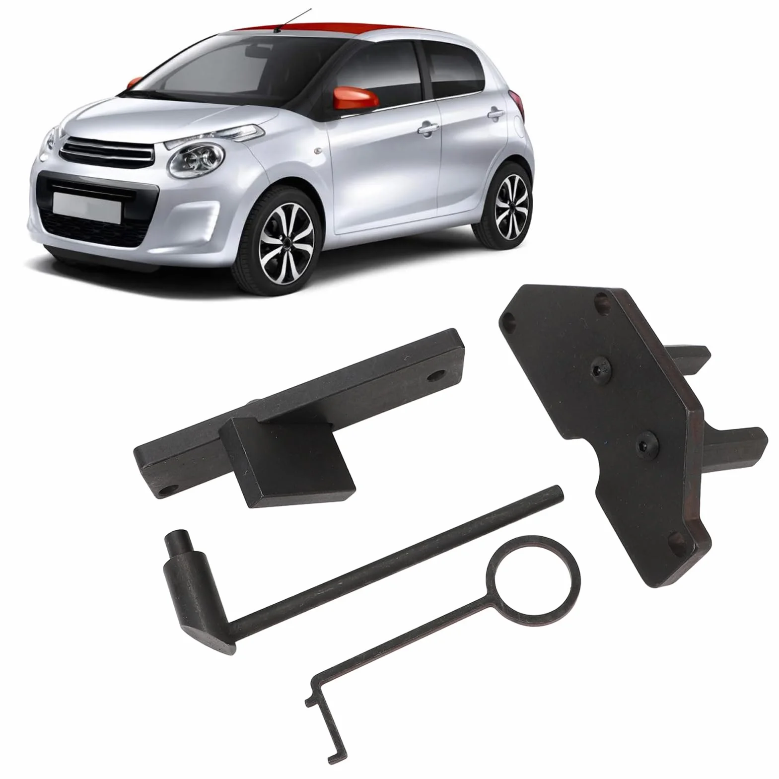 Akozon Kit Messa in Fase del Motore, Kit Attrezzi per la Messa in Fase del Motore per 108 208 2008 301 308 3008 508 5008 Partner Rifter, Strumento di Fasatura del Motore Turbo Automobilistici