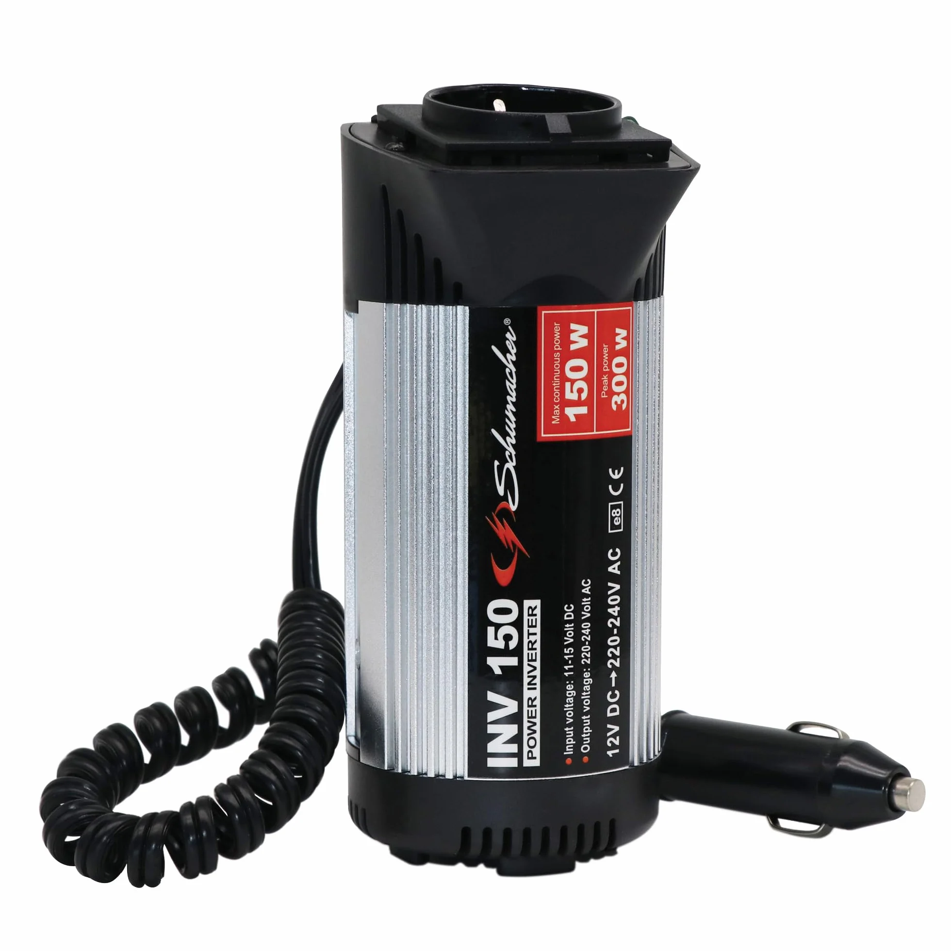 Schumacher Electric INV150 Inverter 12V 220V 300W con USB e Presa Accendisigari
