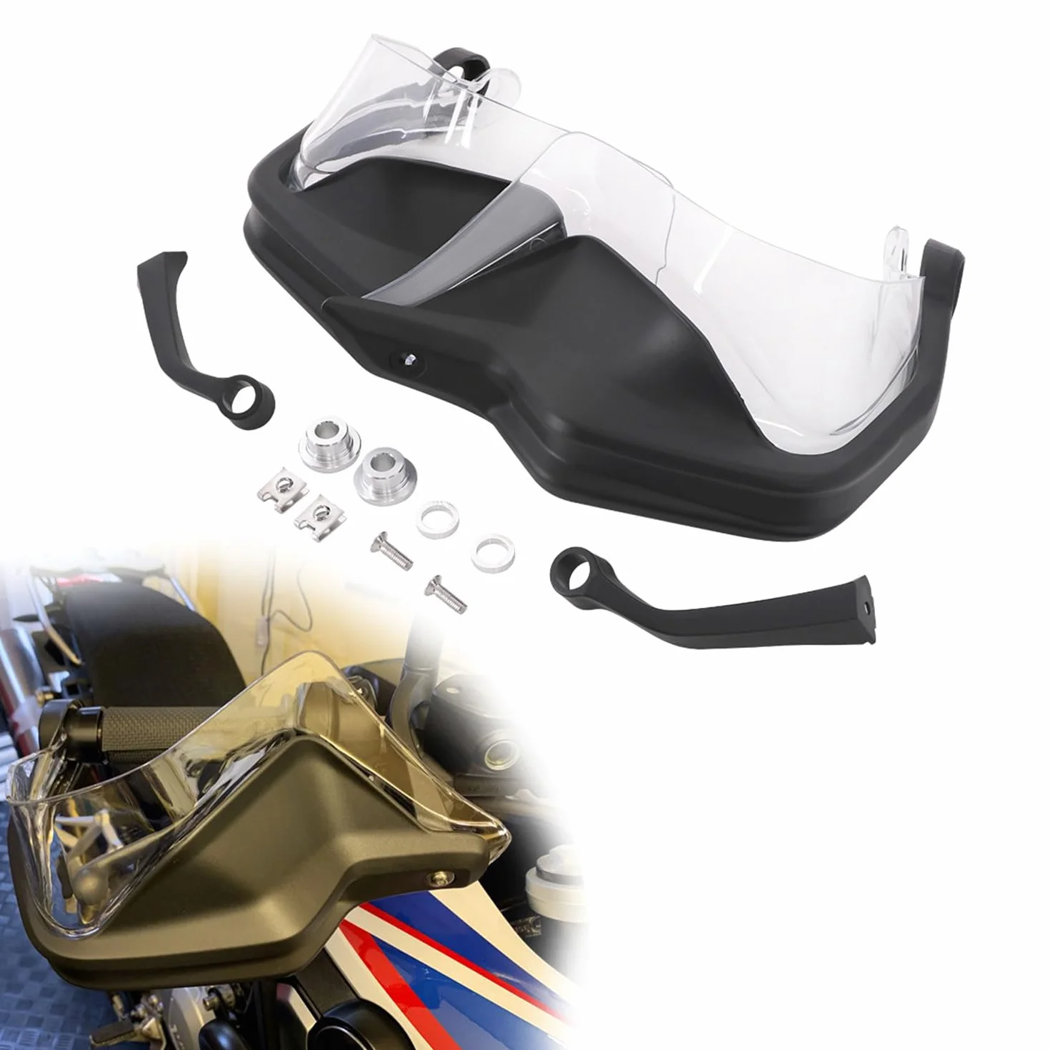 Parabrezza per Moto Universale R1250GS R1200GS F800GS S1000XR ADV Trasparente
