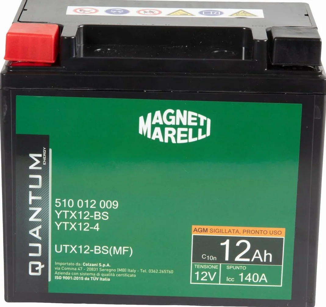 Bateria Quantum-Marelli 12ah AGM bezobsługowa