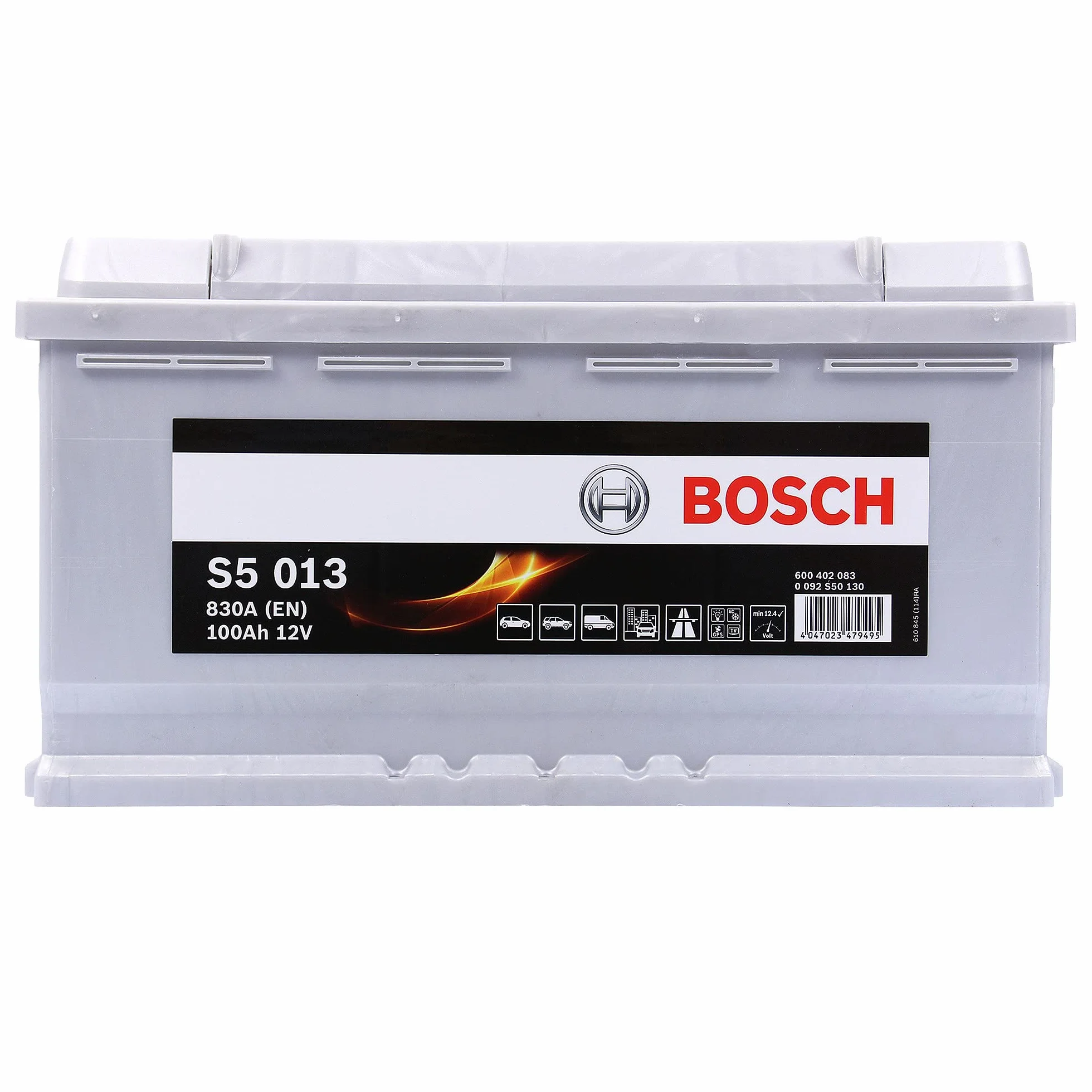 Bosch Silver Auto 100A/h 830A Bateria 0 092 S50 130