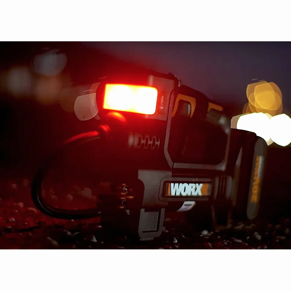 WORX WX092.9 Mini compressore ad alta pressione 20 V 4 in 1 con torcia integrata