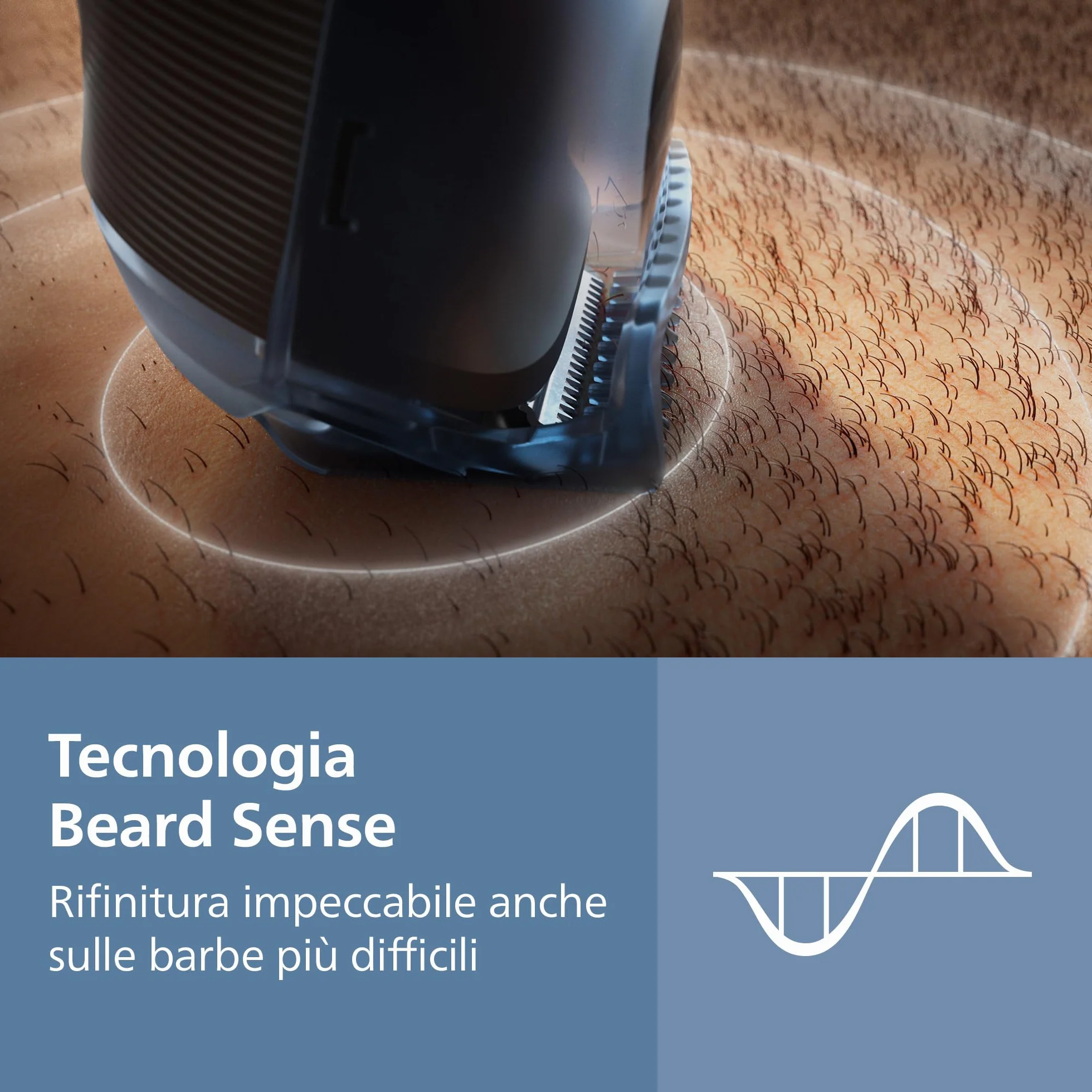 Philips Serie 5000 Regolabarba BT5765/15, Lame in Metallo Autoaffilanti, 40 Impostazioni Lunghezza, BeardSense, Impermeabile