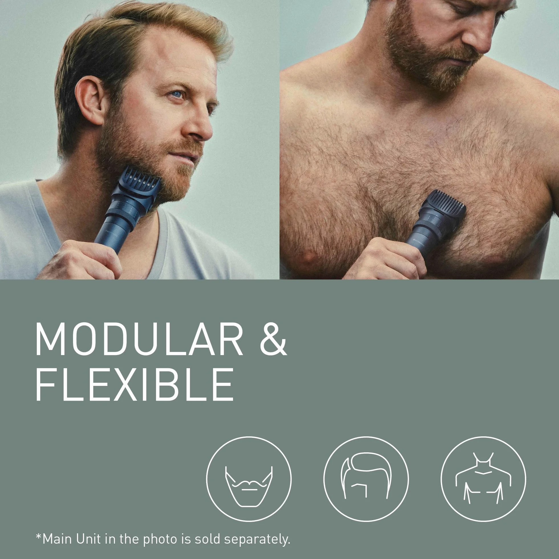 Panasonic MULTISHAPE ER-CTW1 Modulare Sistema Cura Persona Regolabarba Tagliacapelli Uomo Nero