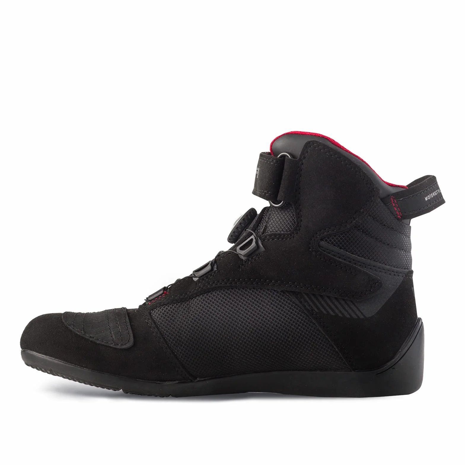 Shima EXO Vented, Scarpe Moto Uomo; Traspirante, Rinforzate Stivali Moto Uomo con Sistema di Chiusura ATOP, Supporto alla Caviglia, Suola Antiscivolo, Impugnatura del Cambio
