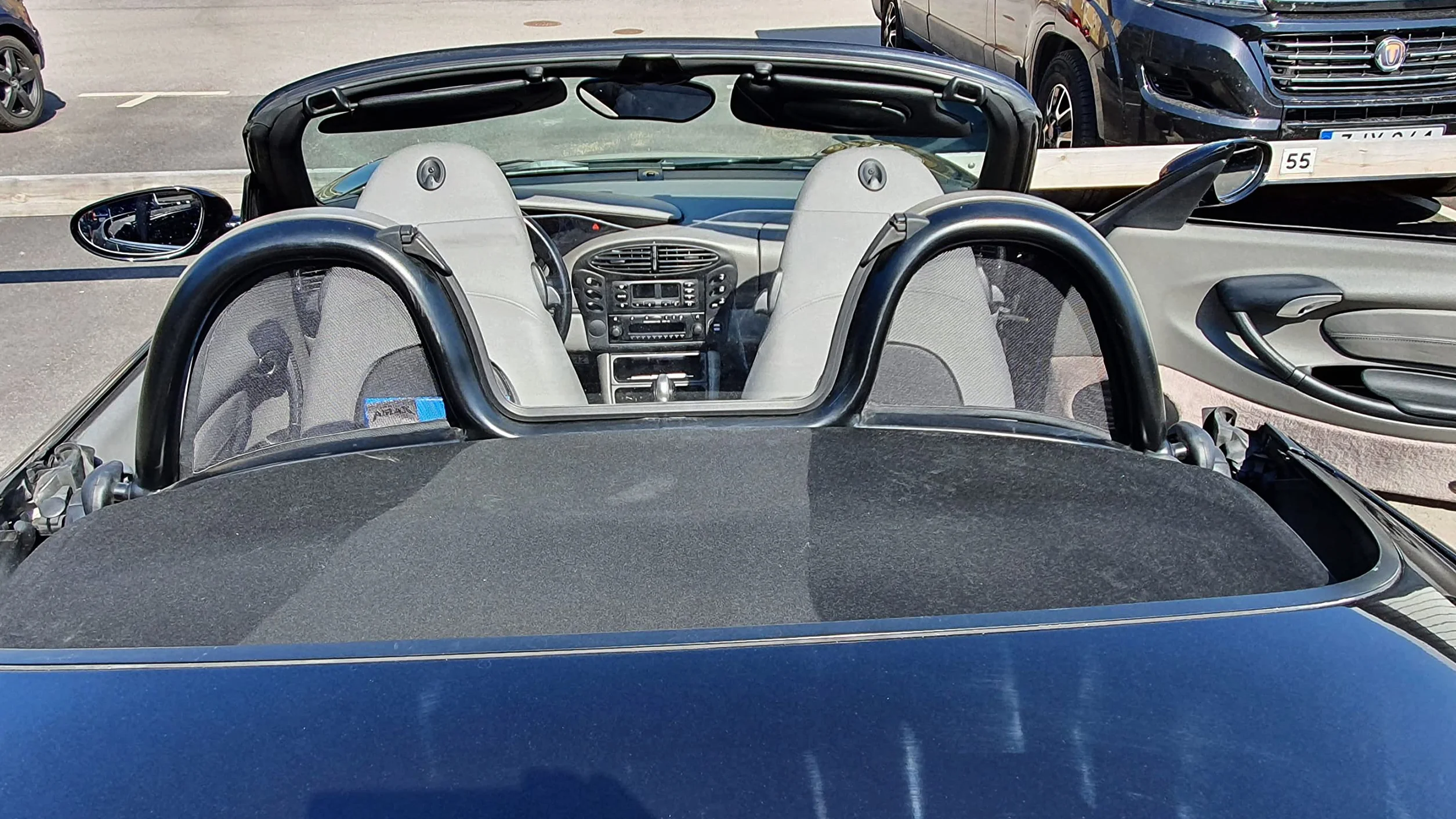 Airax deflettore del vento per Porsche Boxster Typ 986 Cabrio