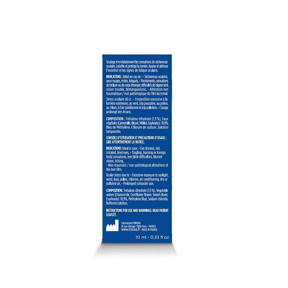 INNOXA Gocce oculari formula blu sbianca occhi rossi idrata rinfresca occhi secchi e stanchi 10 ml