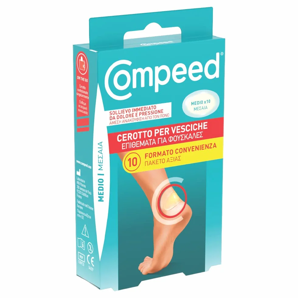 Compeed Cerotti per vesciche 10 Pack resistenti all'acqua