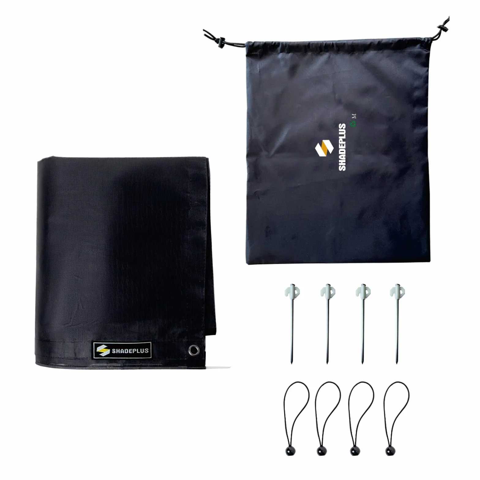 Parasole per camper, tende da sole, parasole universale, con diametro di 4,8 mm e 6,8 mm, pareti anteriori per tende da sole con set completo, 2,2 m x 3,35 m