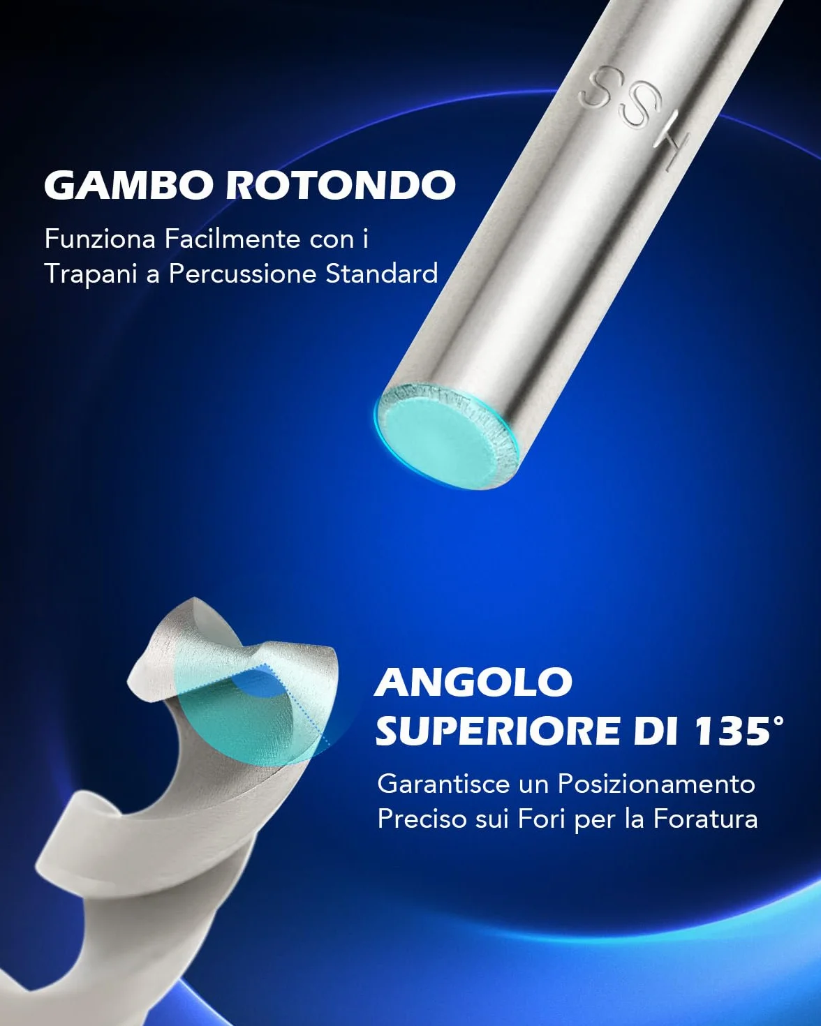 Orion Motor Tech 131 Pezzi Kit Riparazione Filettatura, Utensili Filetti Metrici Interni M5 M6 M8 M10 M12