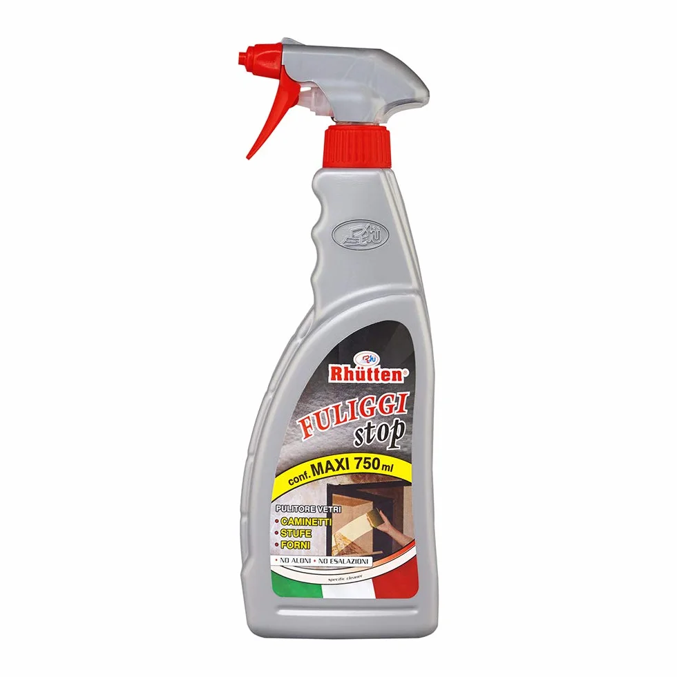 Fuliggi Stop Schiuma Disincrostante Vetri Interni Camini e Stufe 750ml