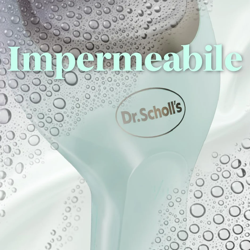 Dr. Scholl's Pedi Perfect Pro Lima Elettrica Pedicure Professionale, Rimuovi Calli e Duroni, Ricaricabile Impermeabile, 3 Rulli