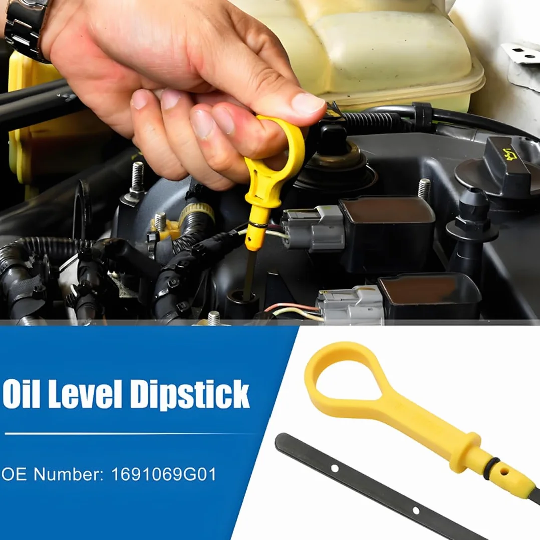 Astina Livello Olio Motore Suzuki 588mm Dipstick Olio Motore Auto Compatible for Grand Vitara Swift RS415 EZC21S Ignis RG413 FHX51S Liana RH416 ERA31S - 16910-69G01-000 1691069G01